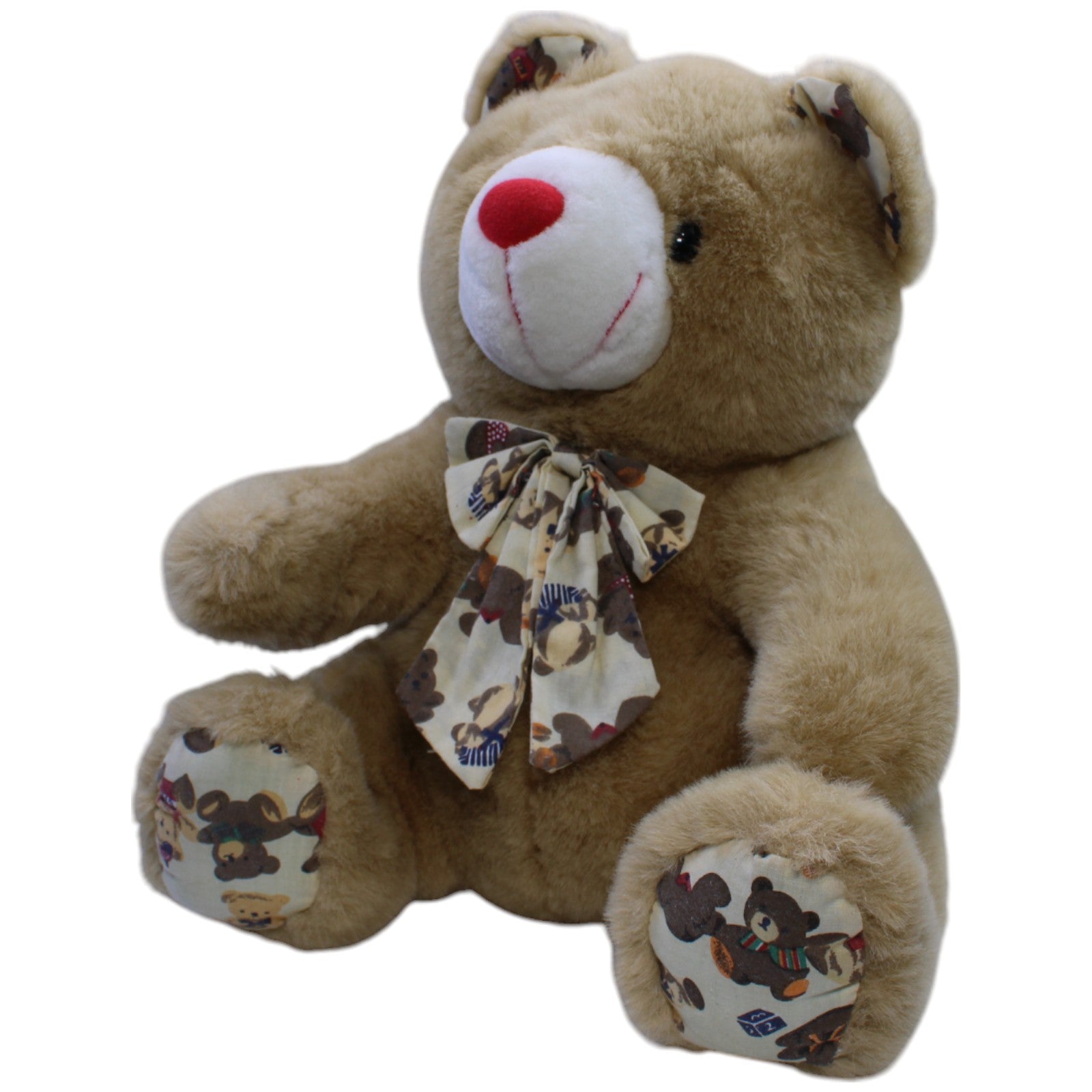 12311023 Paul Hamburg Großer Teddybär mit Bärenmuster Kuscheltier Kumpel Leo Bär Gebraucht Teddy