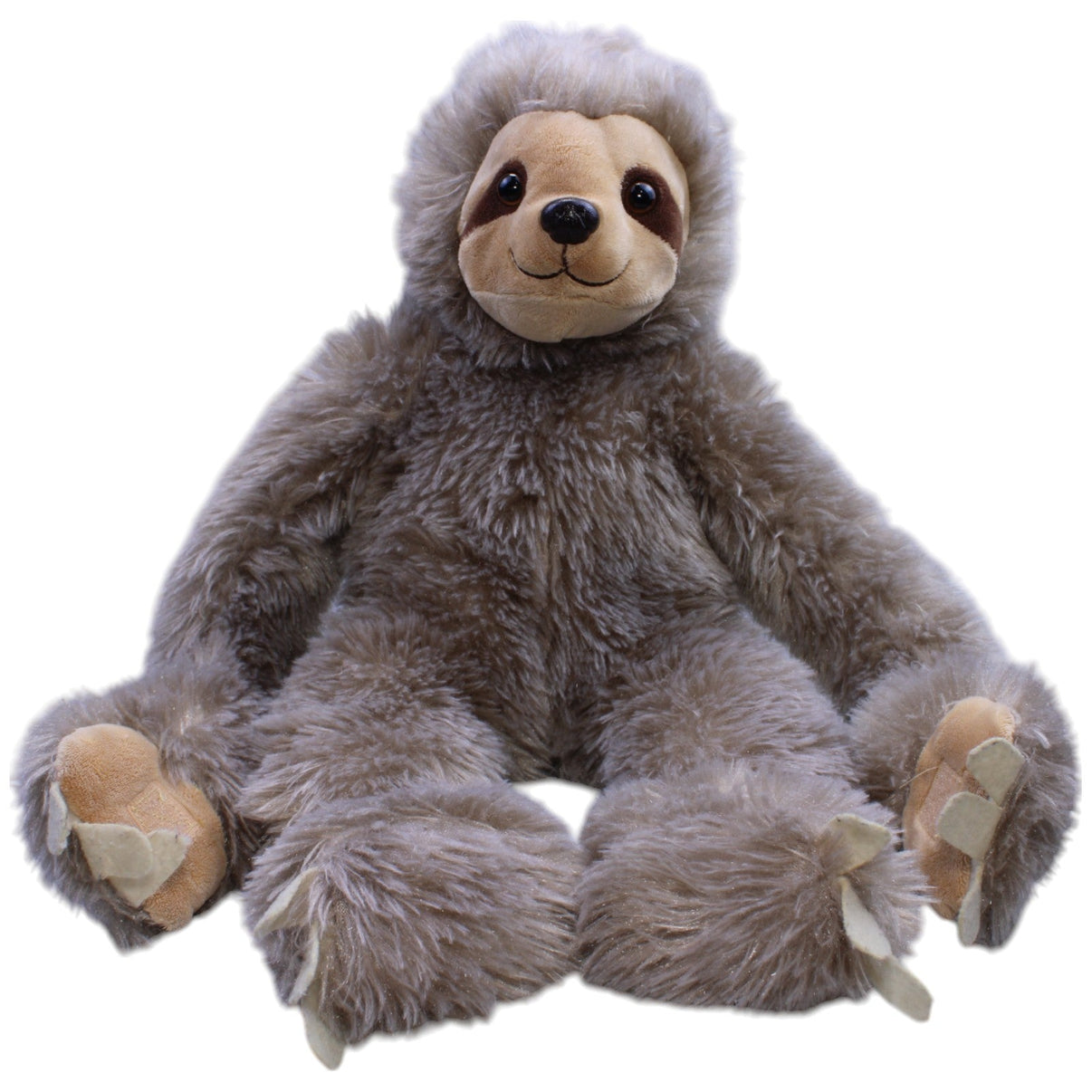 12311027 TEDI XL Kuschelfreund, Faultier mit Klett - Händen Kuscheltier Kumpel Leo Gebraucht