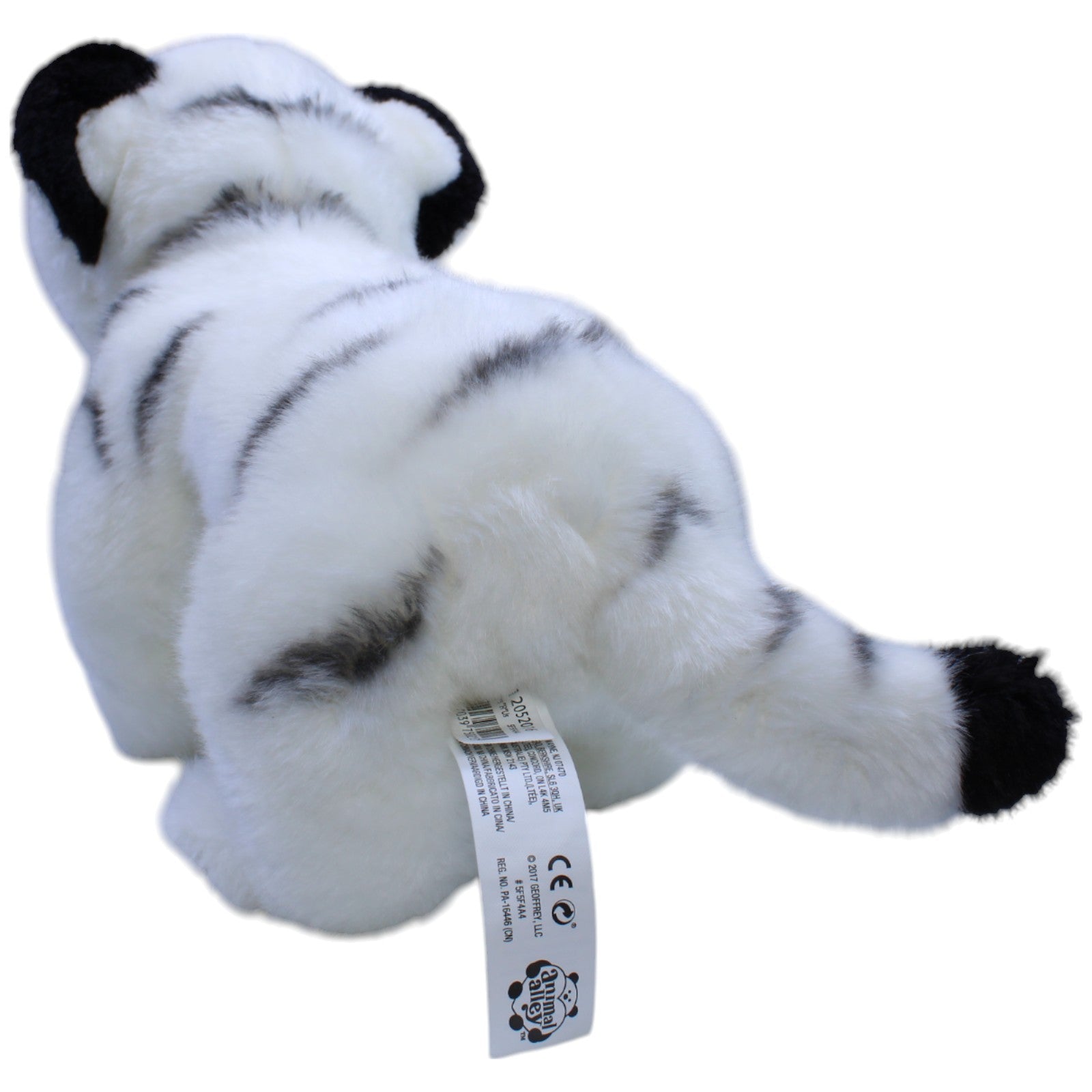 12311035 Animal Alley Toys "R" Us, süßes weißer Tiger Baby Kuscheltier Kumpel Leo Gebraucht