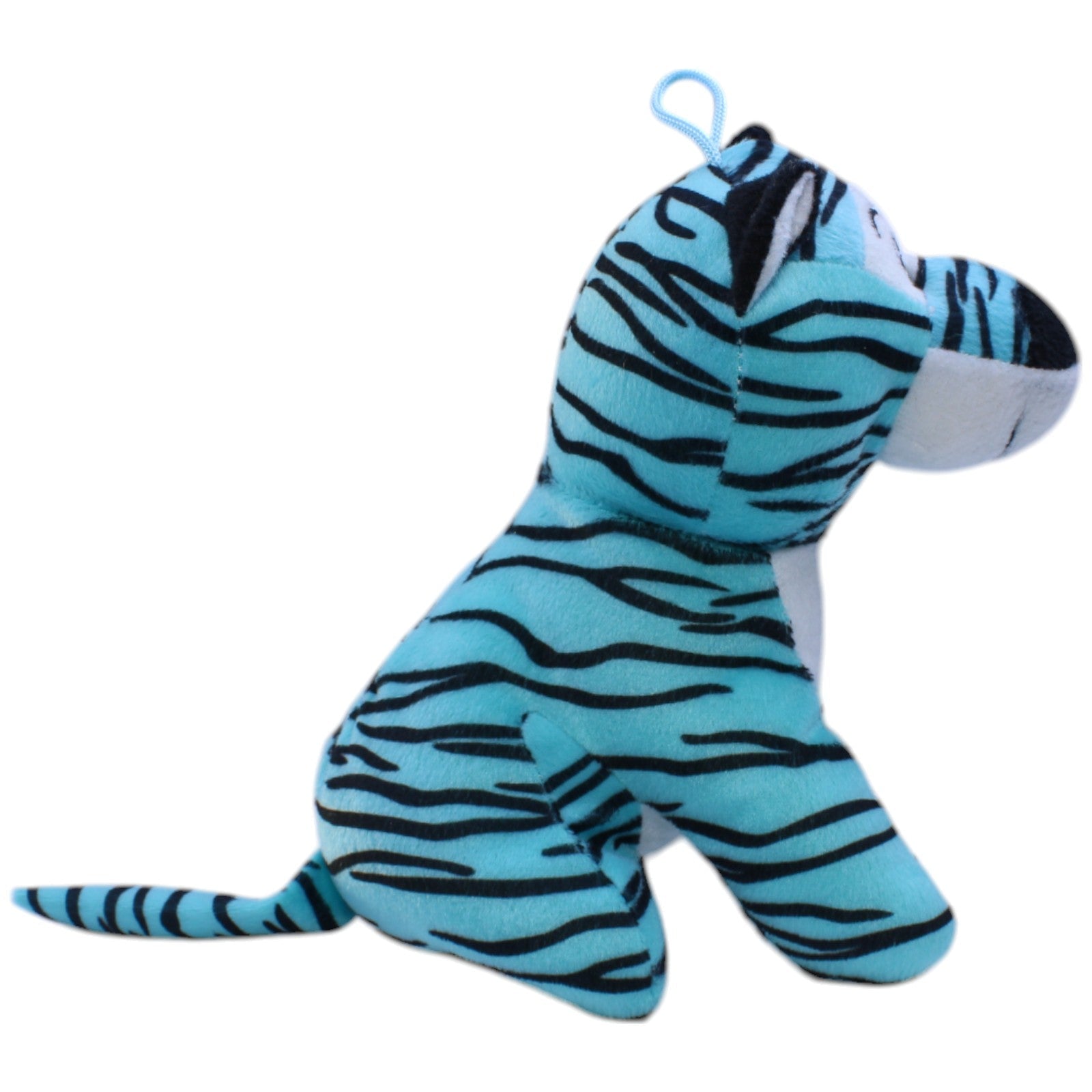 12311081 FLOTI Flos Toys, türkiser Tiger Kuscheltier Kumpel Leo Gebraucht