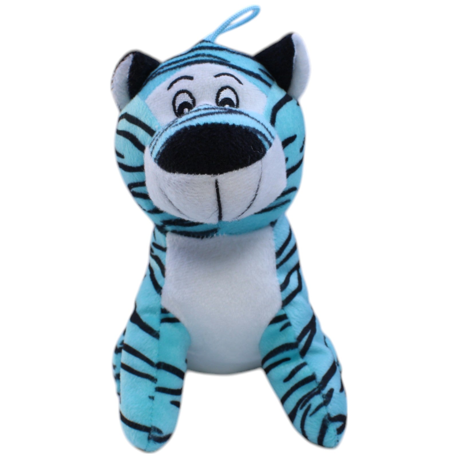 12311081 FLOTI Flos Toys, türkiser Tiger Kuscheltier Kumpel Leo Gebraucht