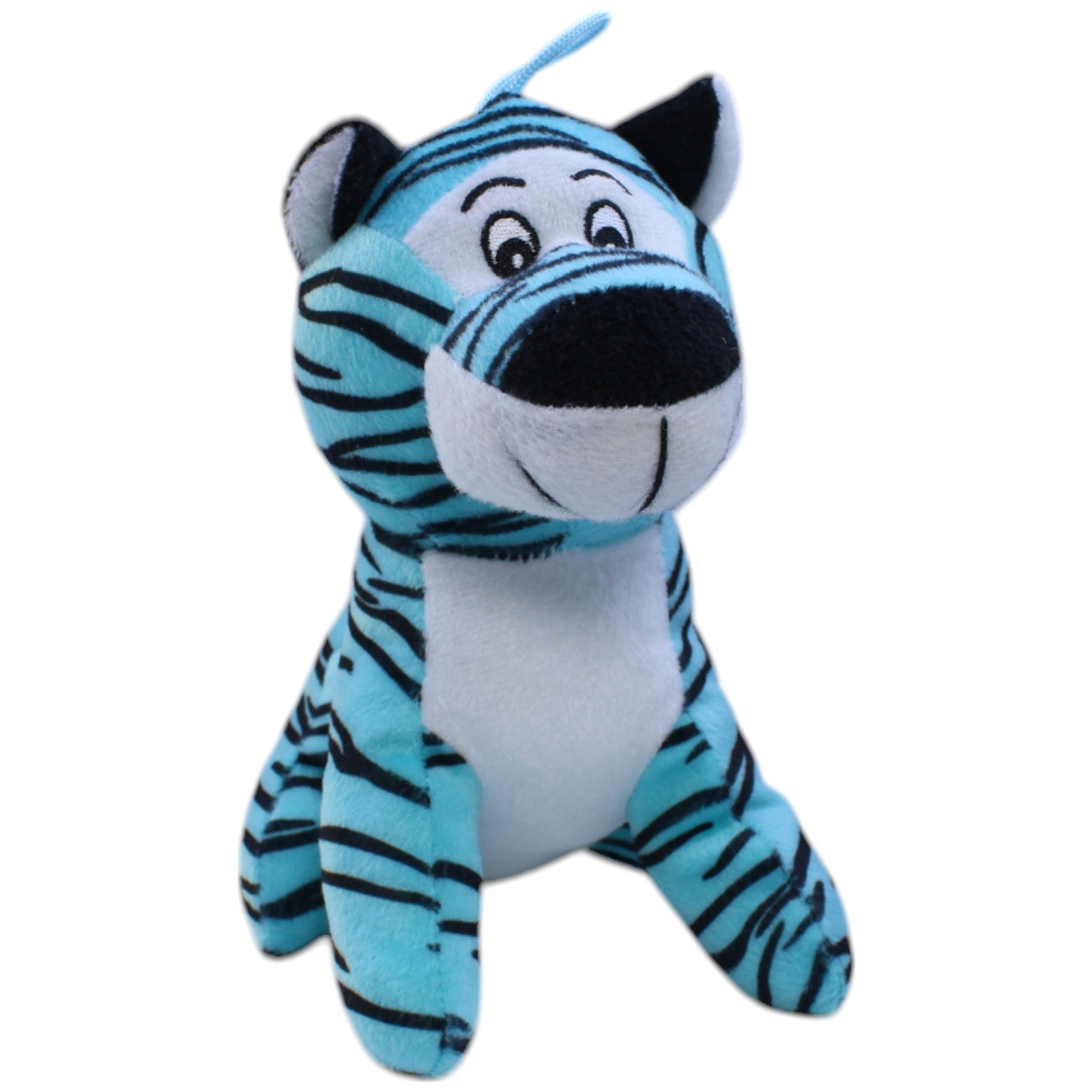 12311081 FLOTI Flos Toys, türkiser Tiger Kuscheltier Kumpel Leo Gebraucht