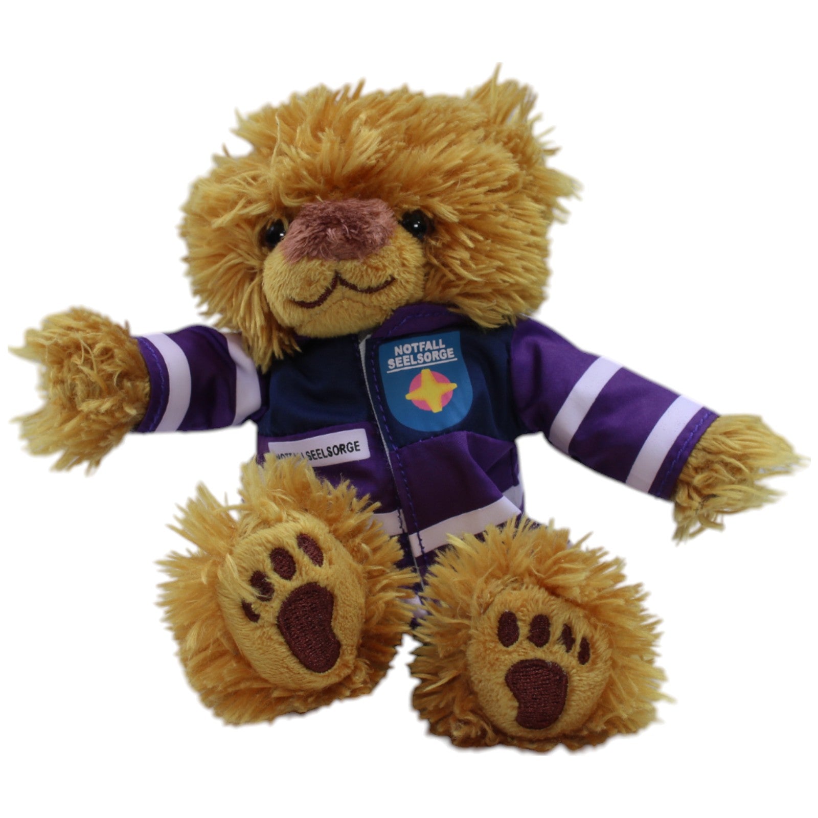 12311089 RCEE Teddybär "Notfallseelsorge", klein Kuscheltier Kumpel Leo Bär Gebraucht Teddy