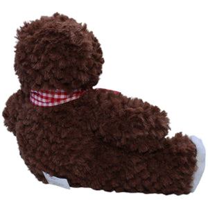 12311134 Primatis Teddybär mit kariertem Schal Kuscheltier Kumpel Leo Bär Gebraucht Teddy