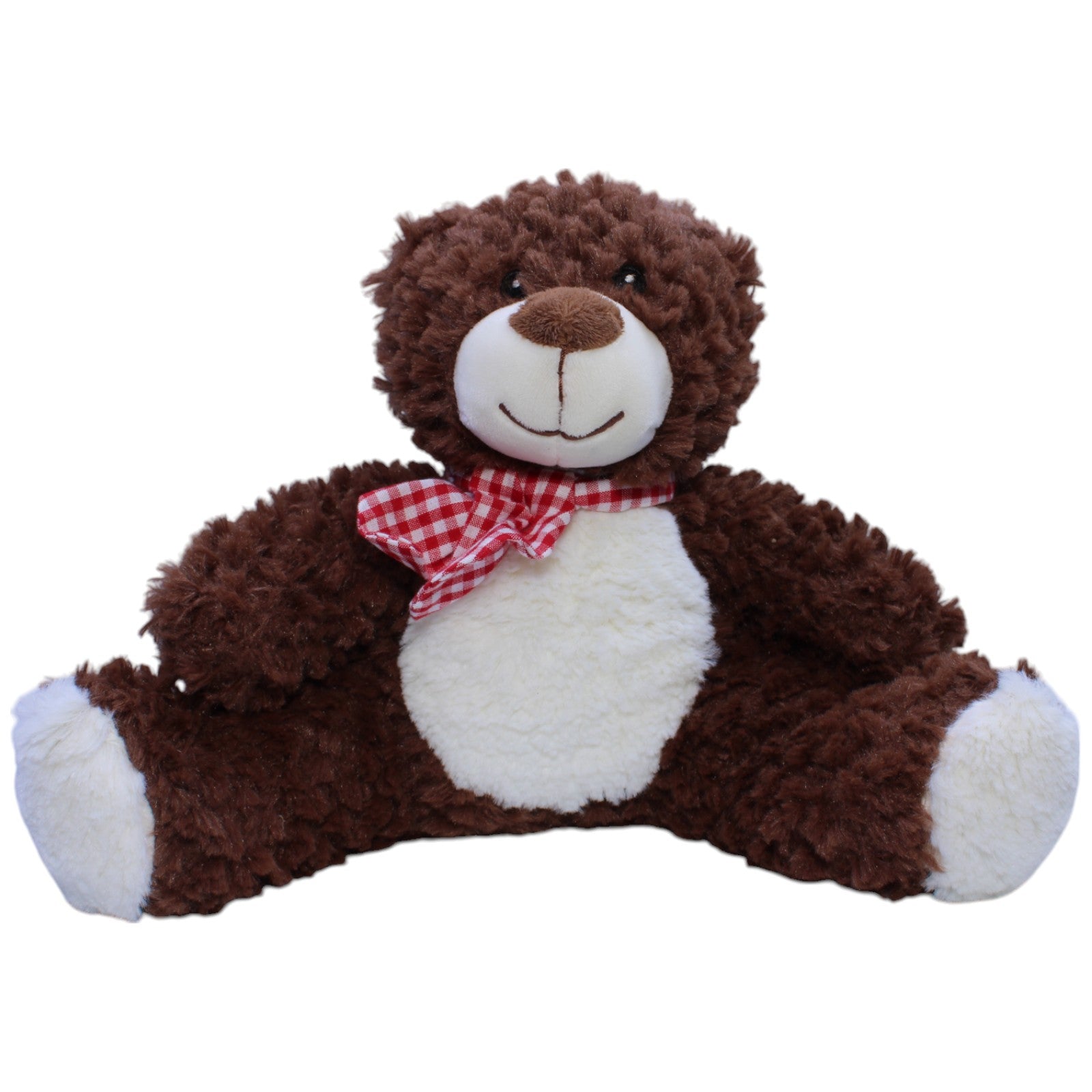 12311134 Primatis Teddybär mit kariertem Schal Kuscheltier Kumpel Leo Bär Gebraucht Teddy