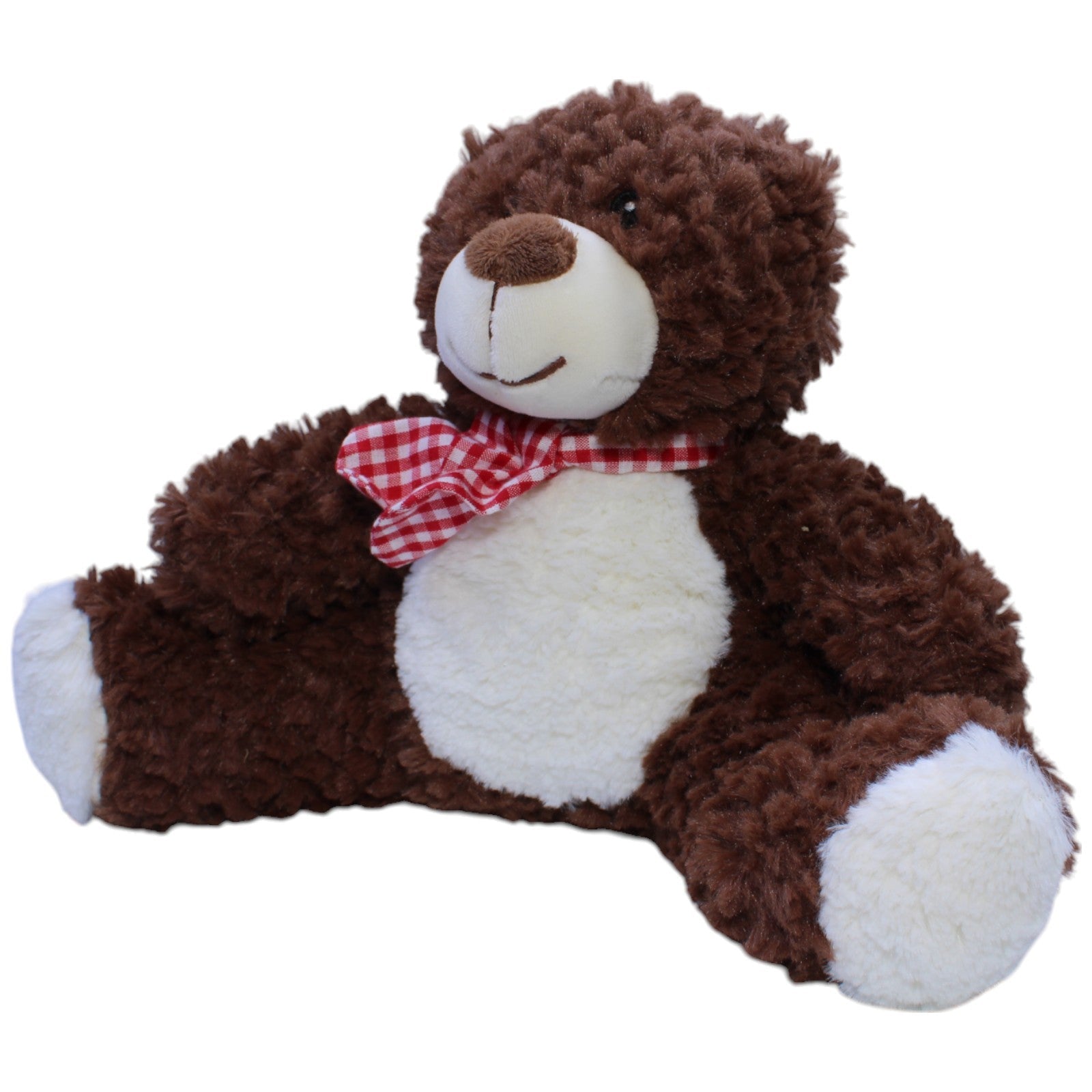 12311134 Primatis Teddybär mit kariertem Schal Kuscheltier Kumpel Leo Bär Gebraucht Teddy