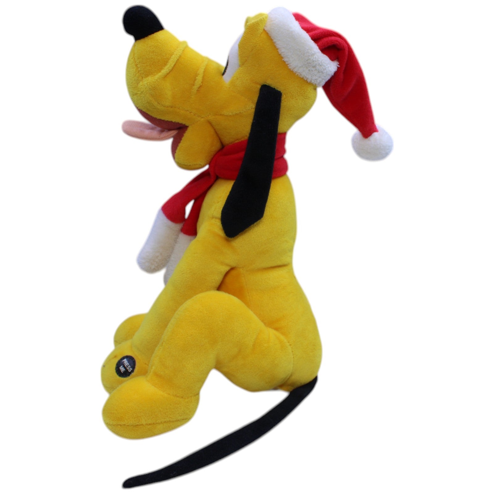 12311136 Sambro Disney Pluto mit Weihnachts - Sound Kuscheltier Kumpel Leo Gebraucht Hund