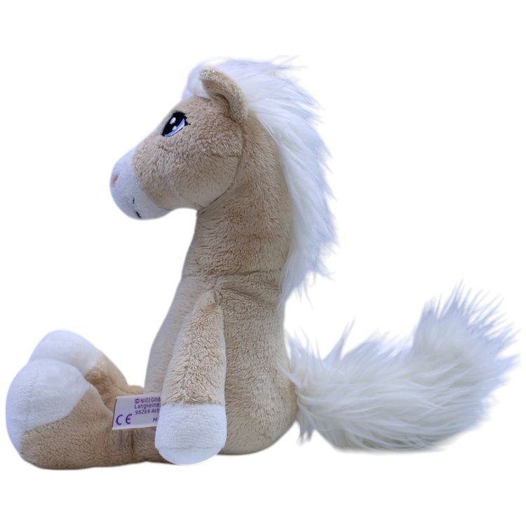 12311180 NICI Soulmates, beiges Schlenker Pferd Diamond Kuscheltier Kumpel Leo Gebraucht Pony