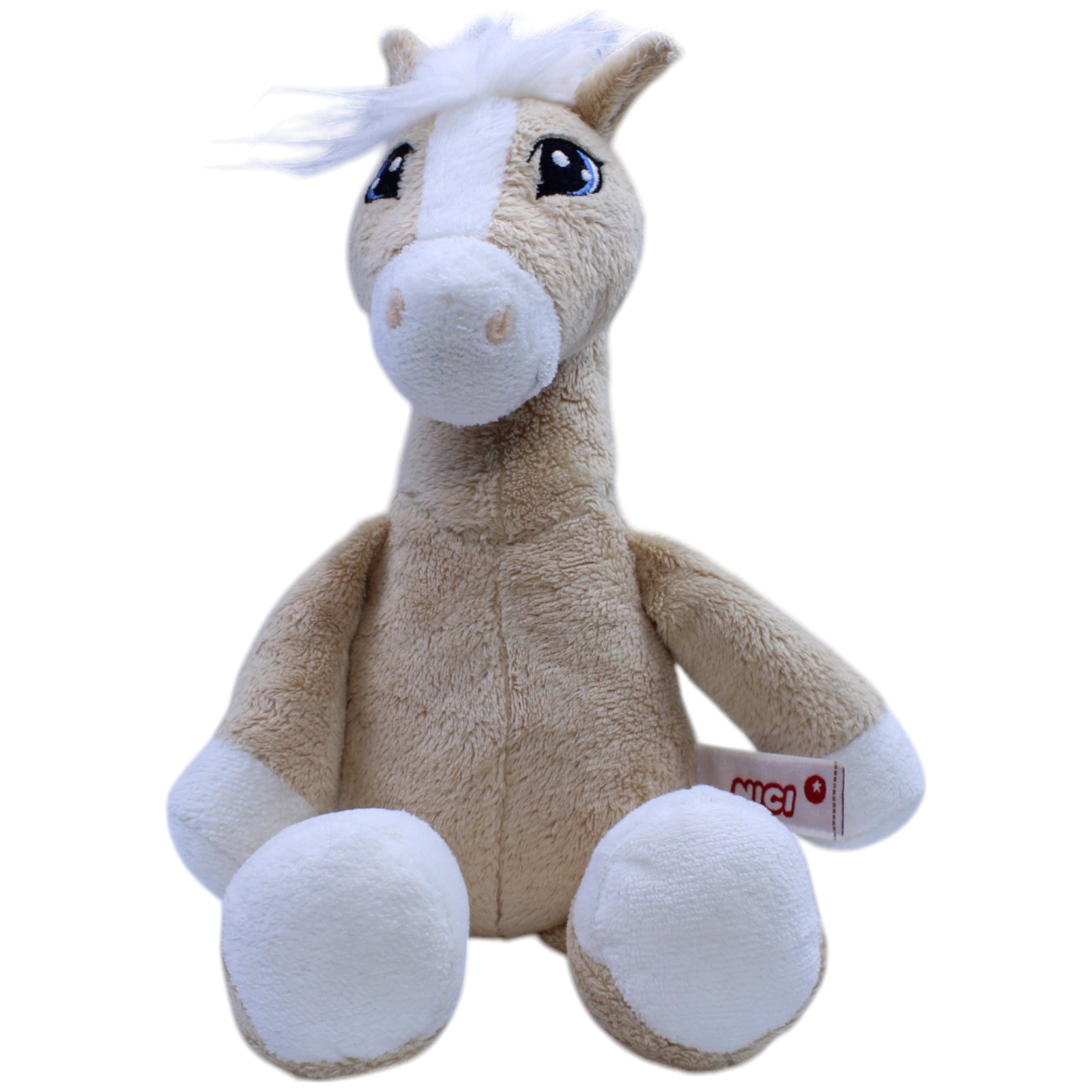 12311180 NICI Soulmates, beiges Schlenker Pferd Diamond Kuscheltier Kumpel Leo Gebraucht Pony