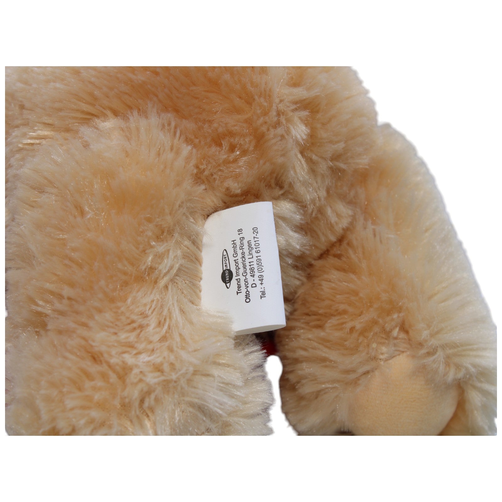 12311183 Trend Import Teddybär mit leerem Briefumschlag Kuscheltier Kumpel Leo Bär Gebraucht Teddy