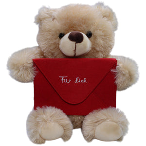 12311183 Trend Import Teddybär mit leerem Briefumschlag Kuscheltier Kumpel Leo Bär Gebraucht Teddy