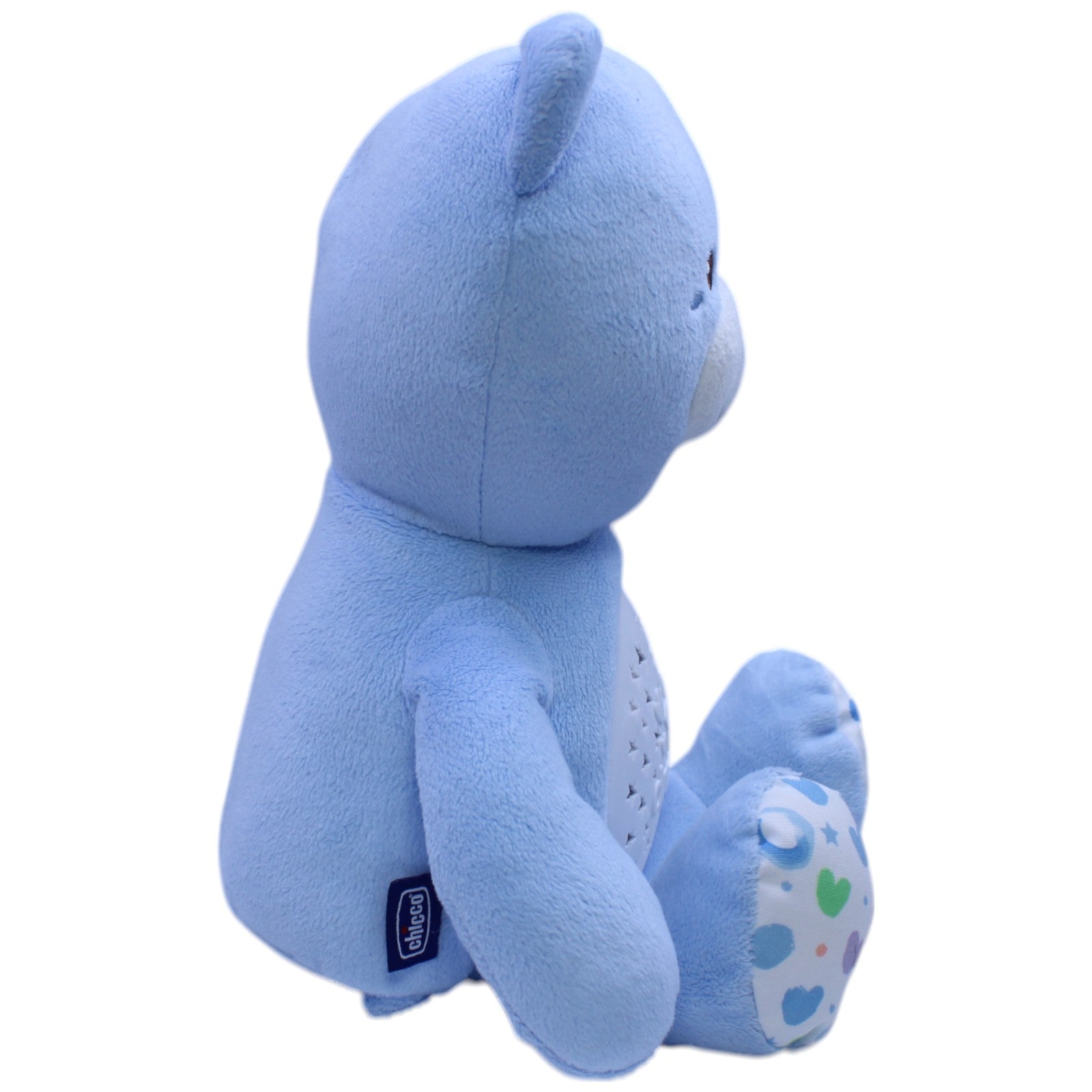 12311186 Chicco Baby Bär mit Lichtprojektion hellblau Einschlafhilfe Kumpel Leo Bär Gebraucht Teddy