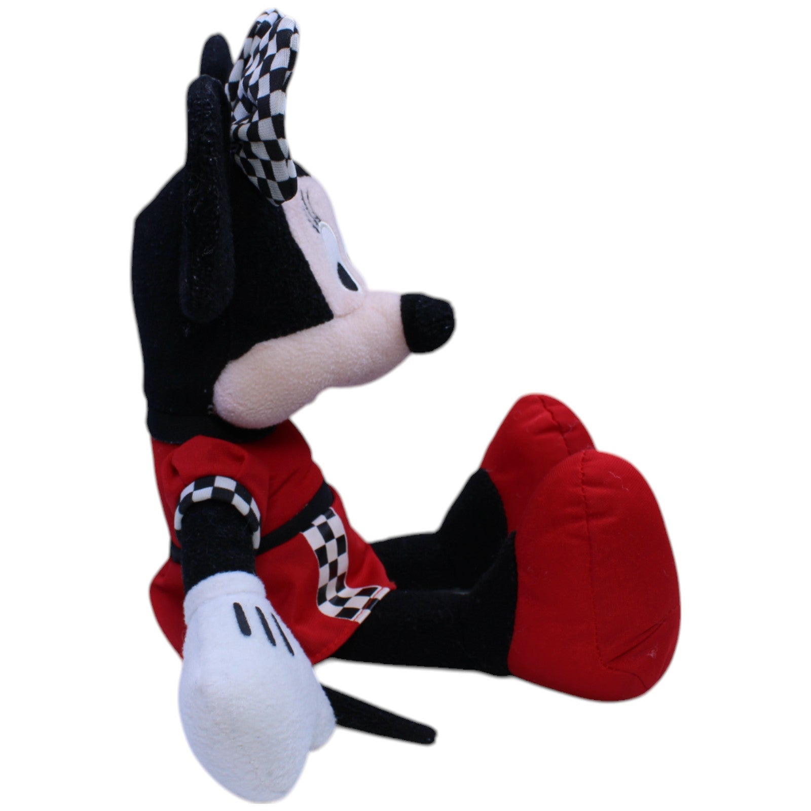 12311191 Disney Disney Minnie Maus mit Rennfahrer - Kleid Kuscheltier Kumpel Leo Disney Gebraucht