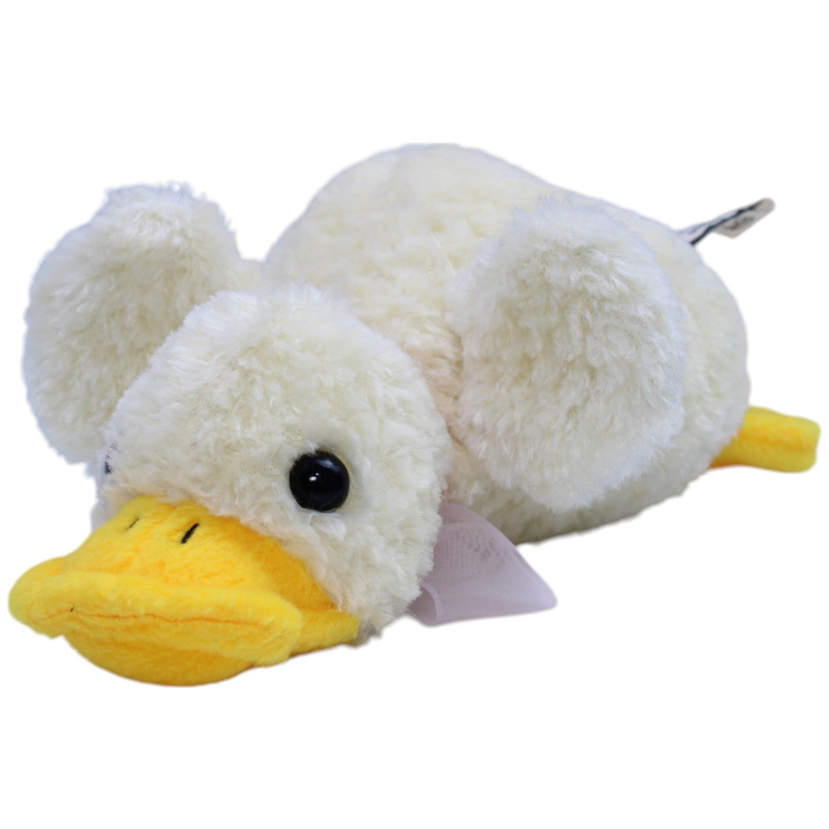 12311193 Uni - Toys Ente mit Schleife, liegend Kuscheltier Kumpel Leo Gebraucht