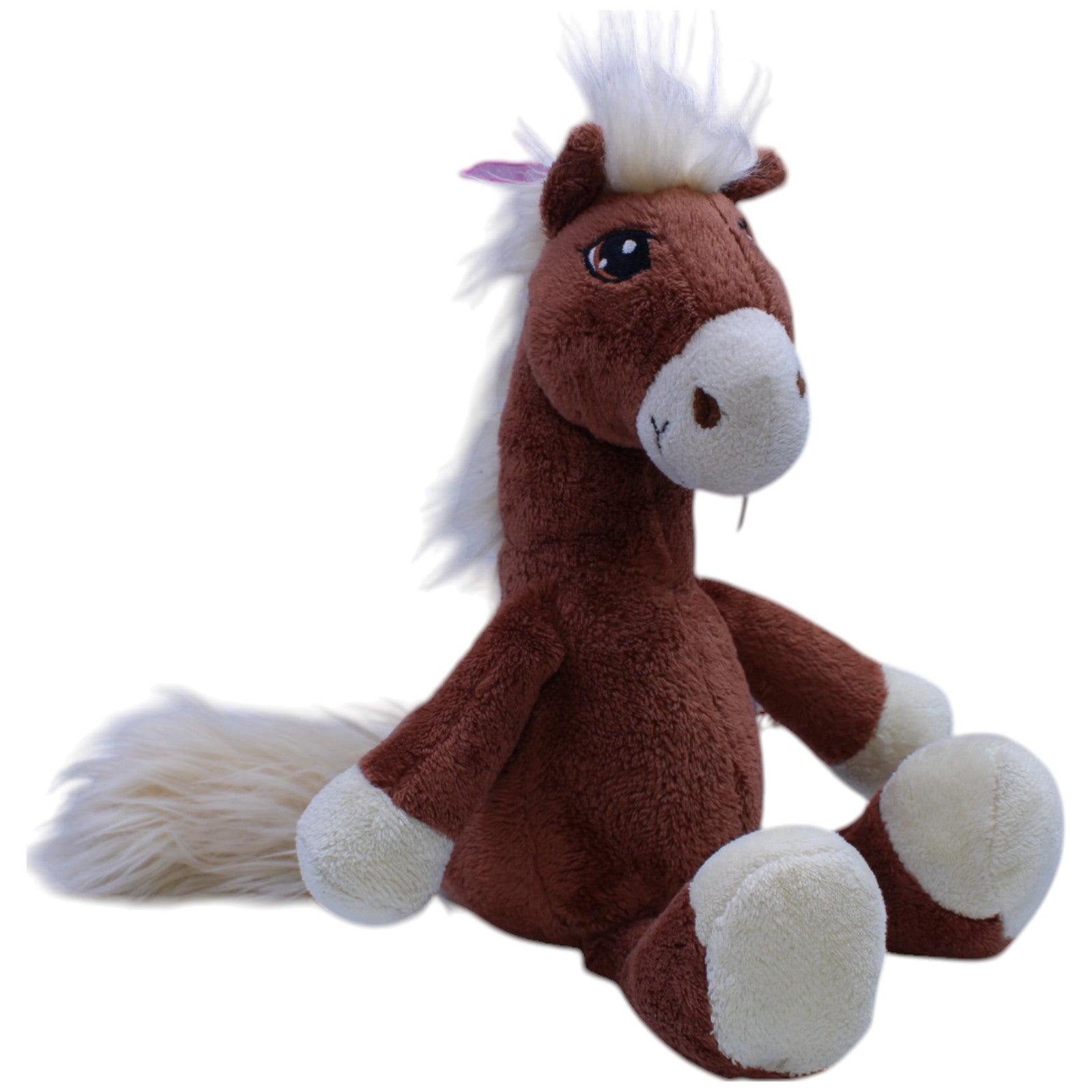 12311201 NICI Soulmates, braunes Pferd Velvet Kuscheltier Kumpel Leo Gebraucht Pony