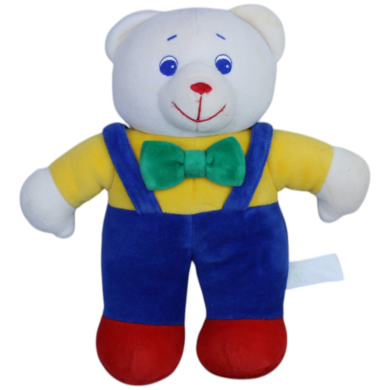 12311244 Prénatal S.P.A. Bunter Bär mit Rassel Kuscheltier Kumpel Leo Gebraucht Teddy Teddybär