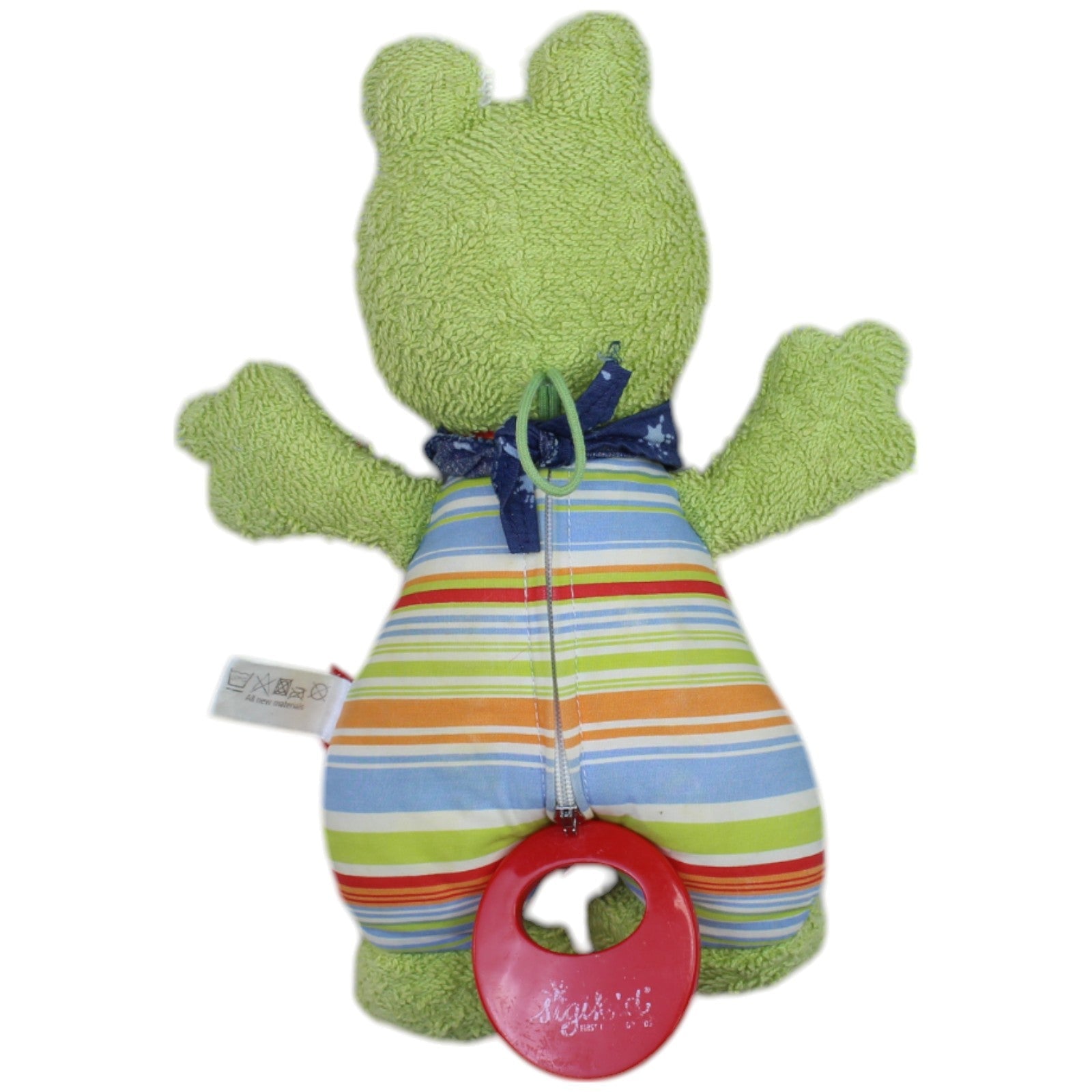 12311267 Sigikid Frottee - Frosch, bunt Spieluhr Kumpel Leo Gebraucht