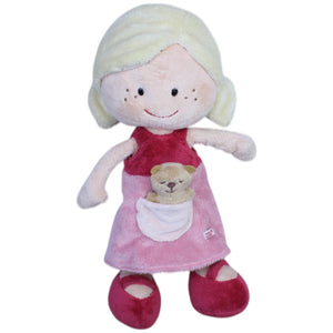 12311272 NICI Nici Wonderland Puppe Minilina mit Teddy Plüschfigur Kumpel Leo Gebraucht Puppe