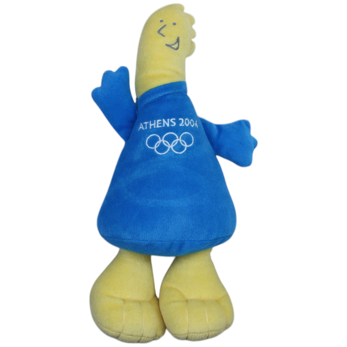 12311341 Unbekannt Maskottchen Phébus von den Olympische Winterspielen 2004 Plüschfigur Kumpel Leo Athen Gebraucht Vintage