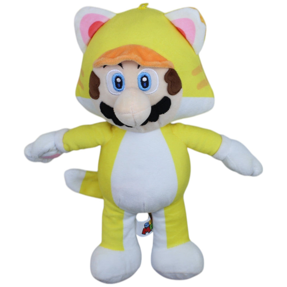 12311420 Whitehouse Leisure Super Mario als gelbe Katze Plüschfigur Kumpel Leo Gebraucht Nintendo