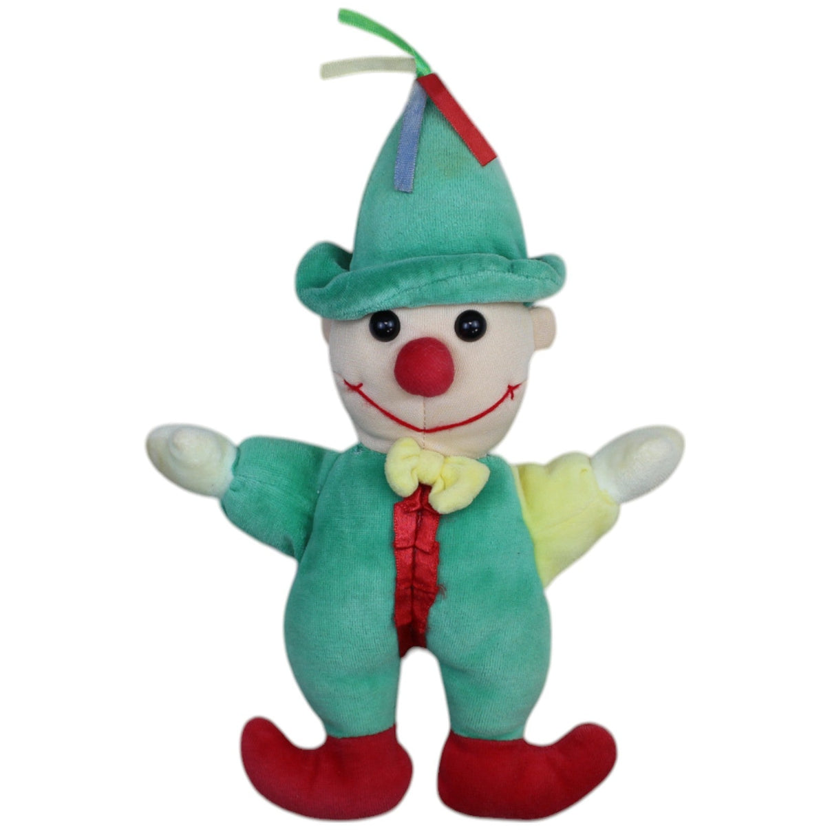 12311424 Unbekannt Clown, grün Plüschfigur Kumpel Leo Gebraucht