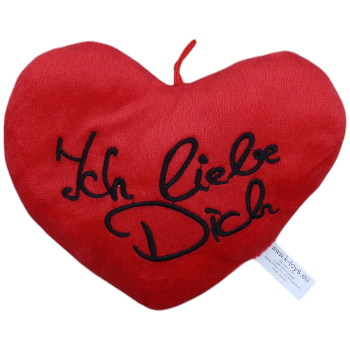 12311507 K - Toys Rotes Herz " Ich liebe Dich" Plüschfigur Kumpel Leo Gebraucht