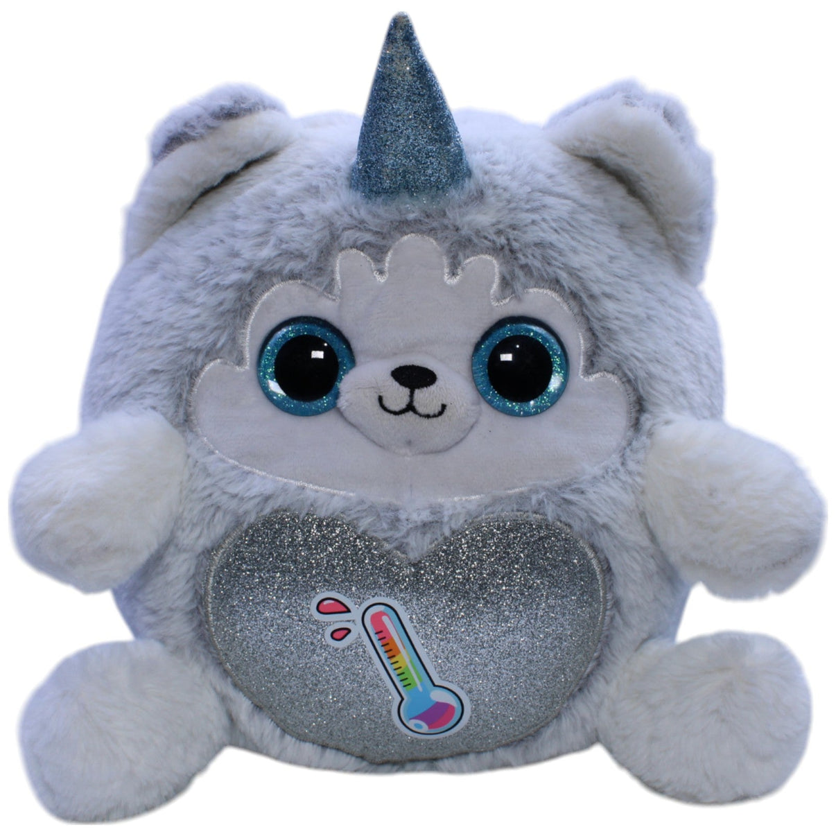 12311522 Zuru Rainbocorn, Husky mit Thermometer Kuscheltier Kumpel Leo Einhorn Fantasy Gebraucht