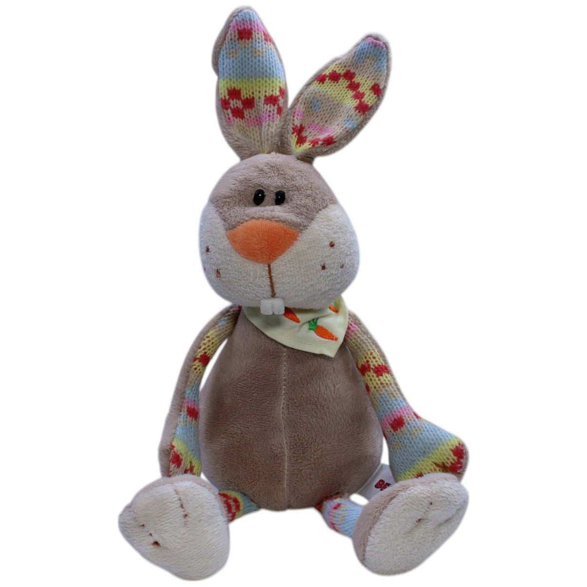 12311527 Besttoy Schlenker - Hase mit Möhren Halstuch, bunt Kuscheltier Kumpel Leo Gebraucht