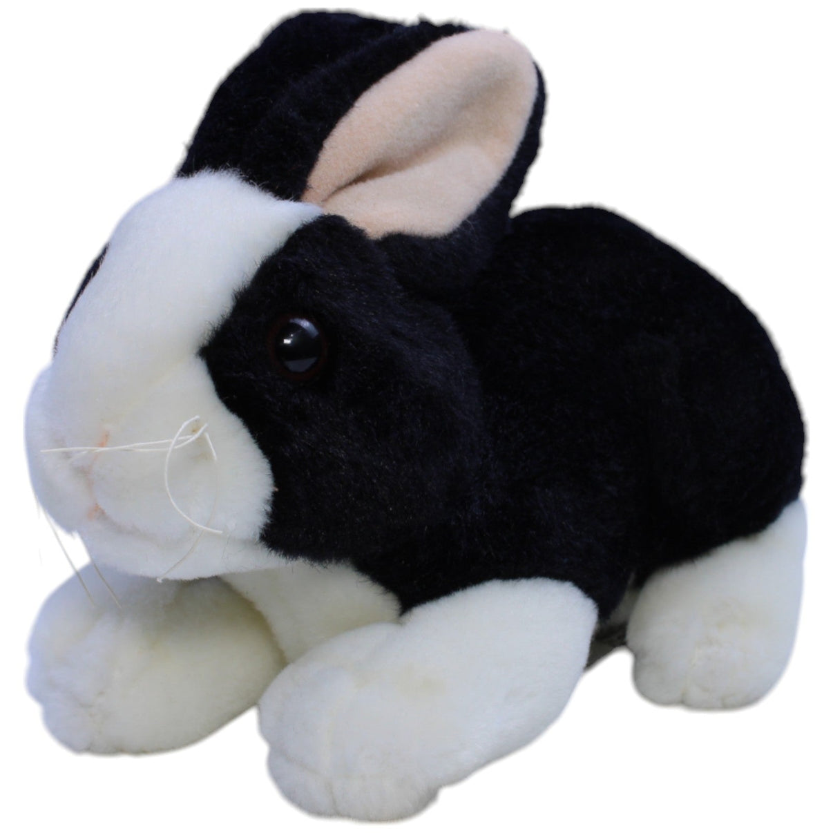 12311550 Besttoy Kaninchen, schwarz - weiß Kuscheltier Kumpel Leo Gebraucht Hase