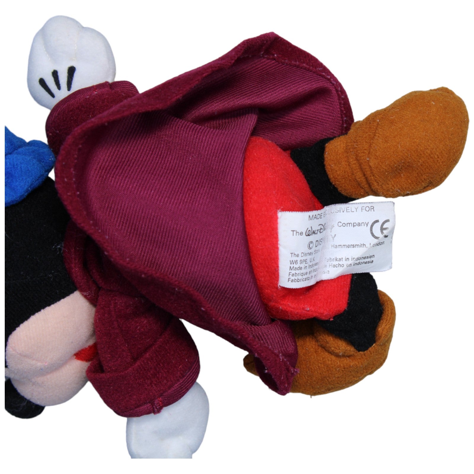 123240 Disney Vintage Zauberlehrling Micky Maus aus Fantasia 2000, klein Kuscheltier Kumpel Leo Disney Gebraucht Vintage