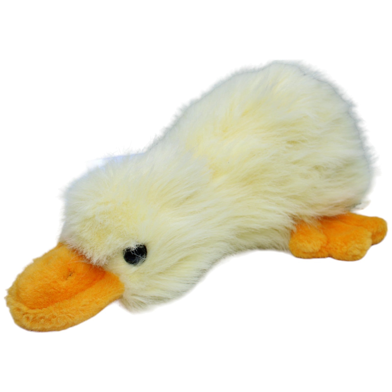 1232837 Uni - Toys Ente gelb, liegend Kuscheltier Kumpel Leo Gebraucht