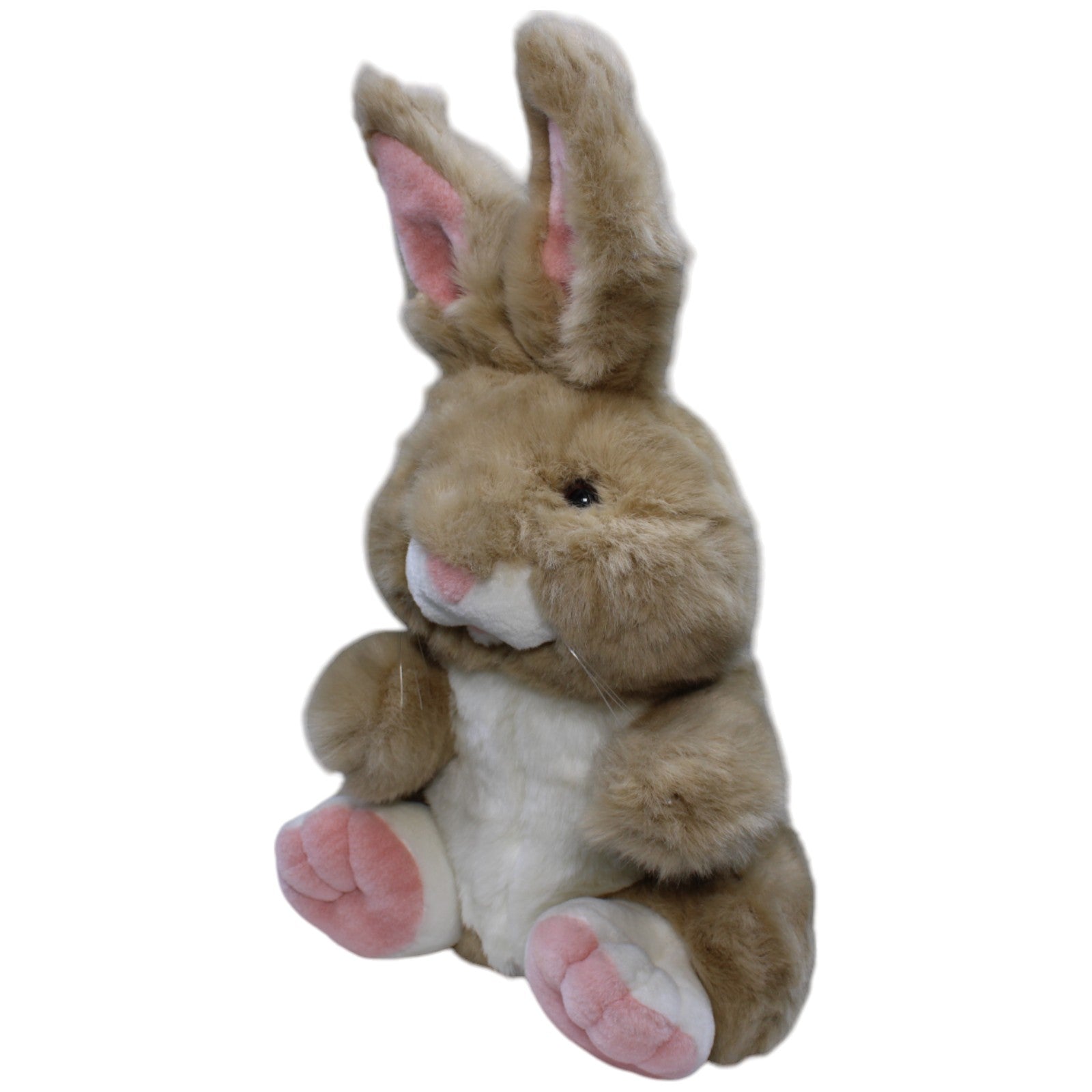 1233202 Tchibo XL Hase sitzend, hellbraun Kuscheltier Kumpel Leo Gebraucht Kaninchen TCM