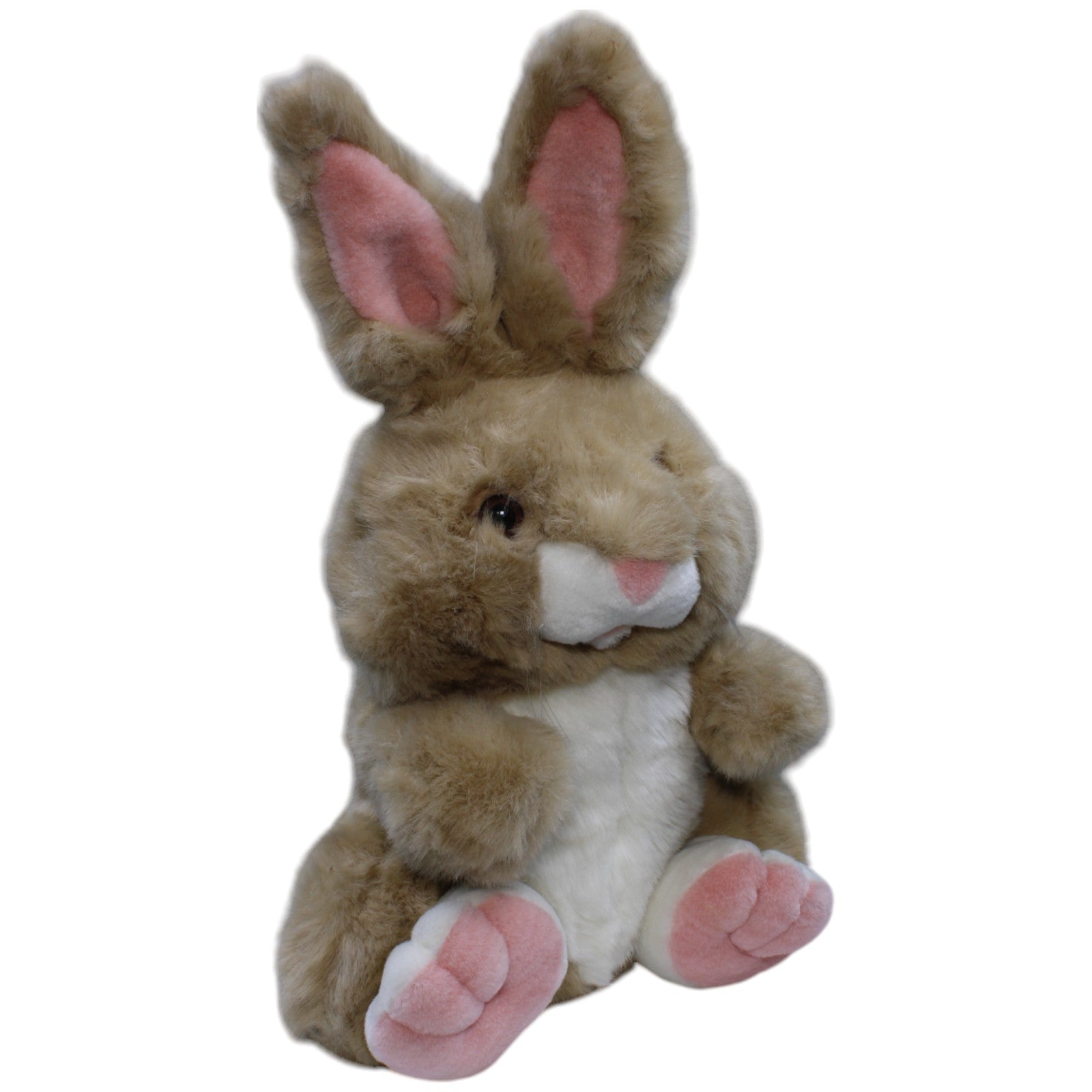 1233202 Tchibo XL Hase sitzend, hellbraun Kuscheltier Kumpel Leo Gebraucht Kaninchen TCM