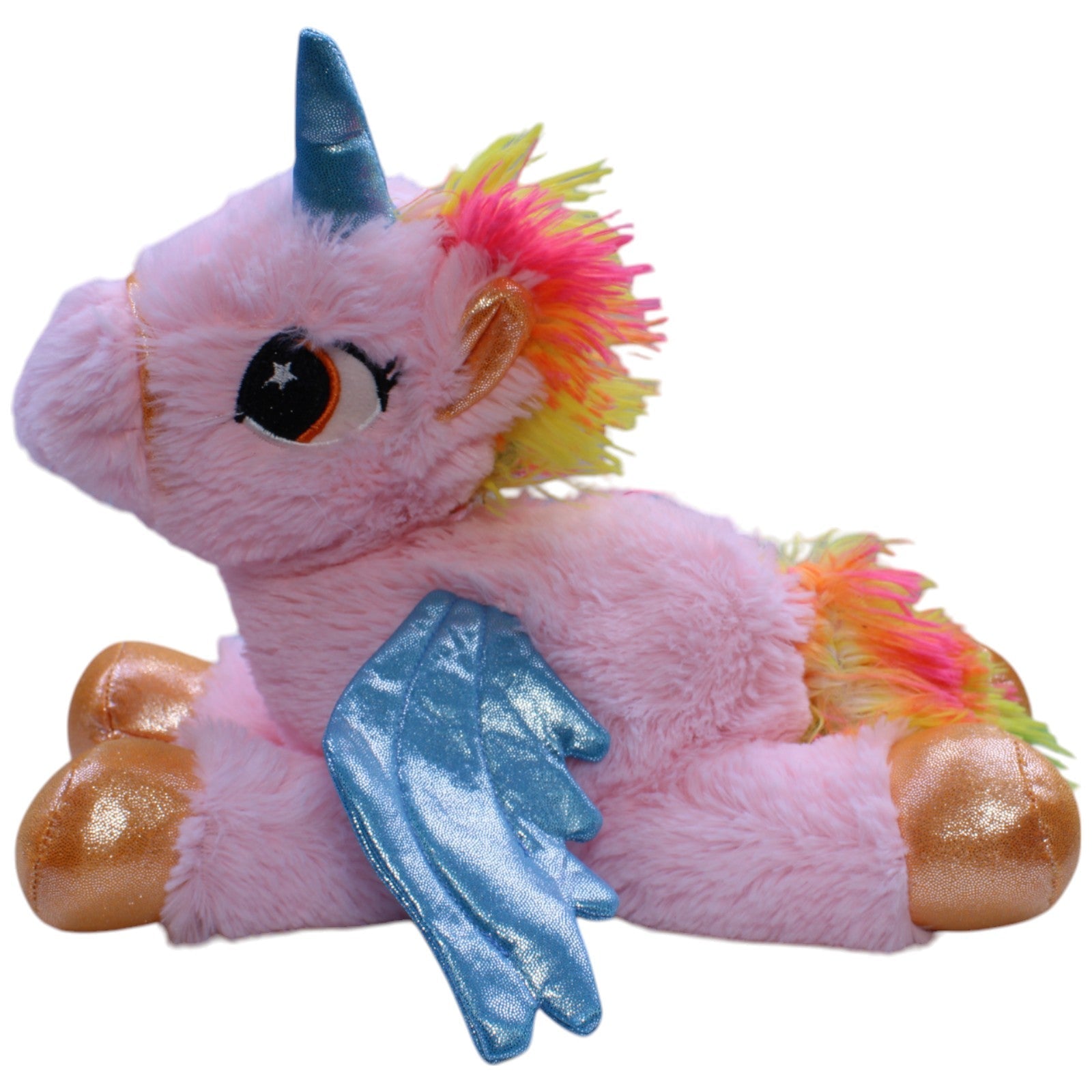 1233273 Sunkid Einhorn mit Flügeln, rosa Kuscheltier Kumpel Leo Fantasy Gebraucht