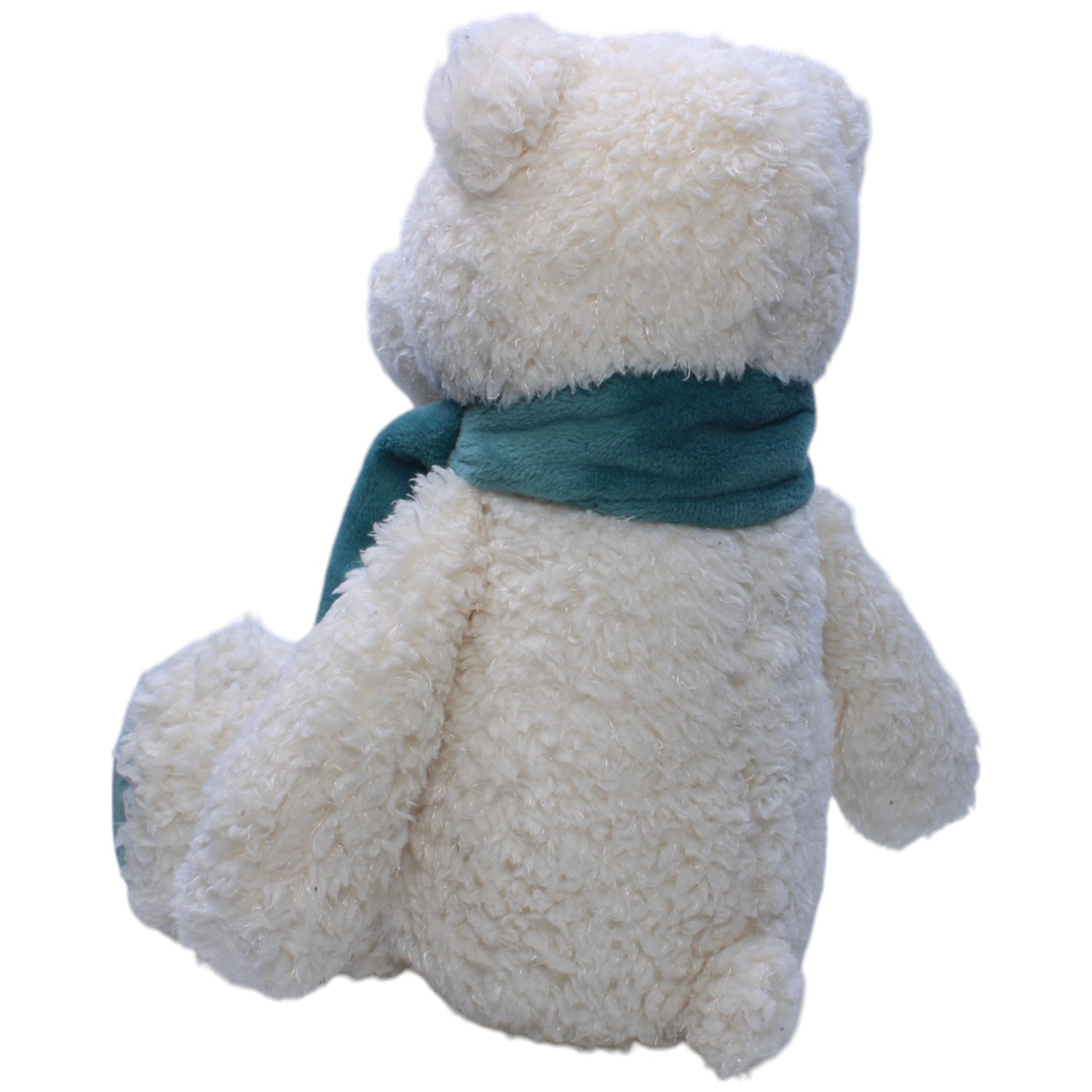 123328 NICI Eisbär mit blauem Schal Kuscheltier Kumpel Leo Gebraucht