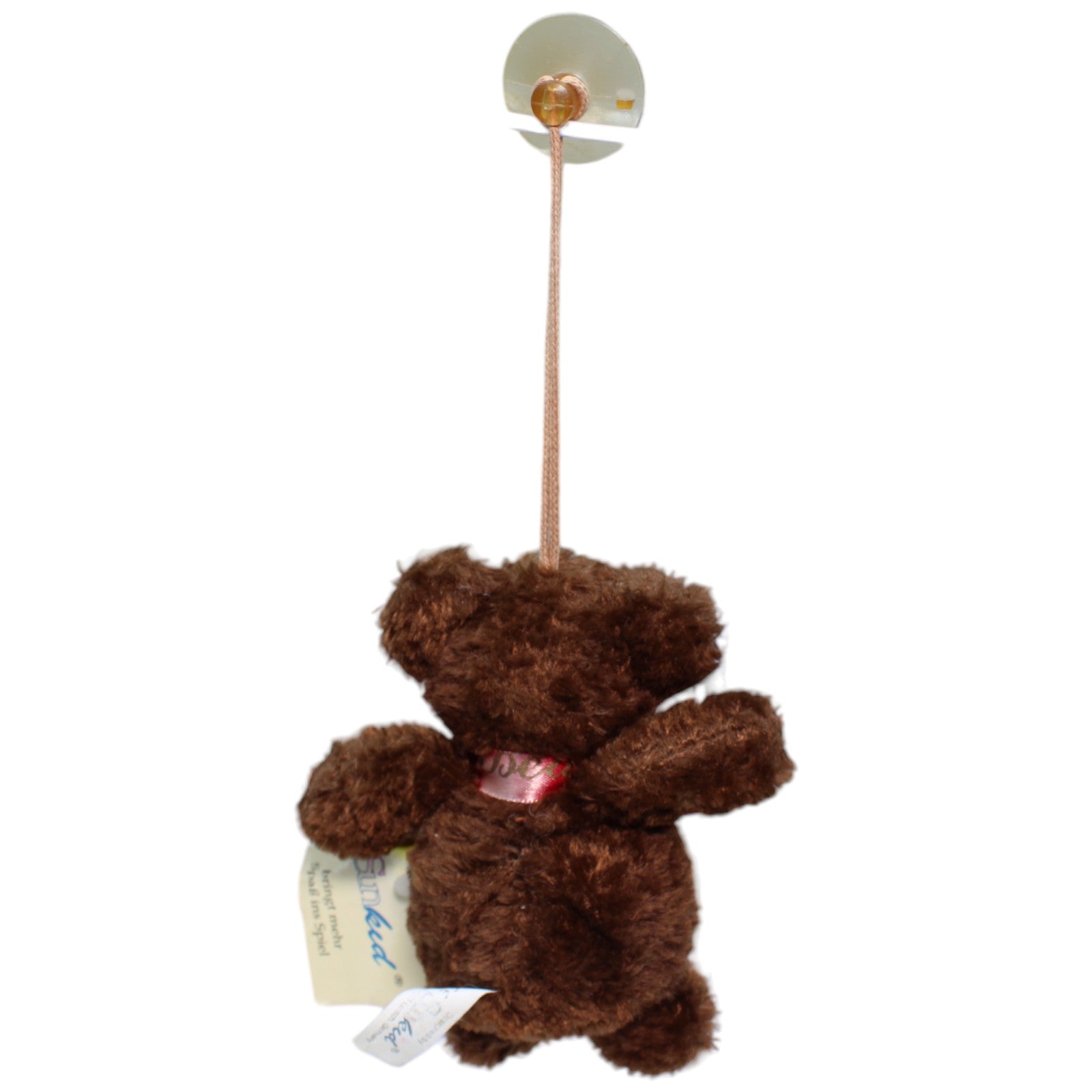 1233509 Sunkid Vintage Teddybär mit Saugnapf, braun Kuscheltier Kumpel Leo Gebraucht Teddy Vintage