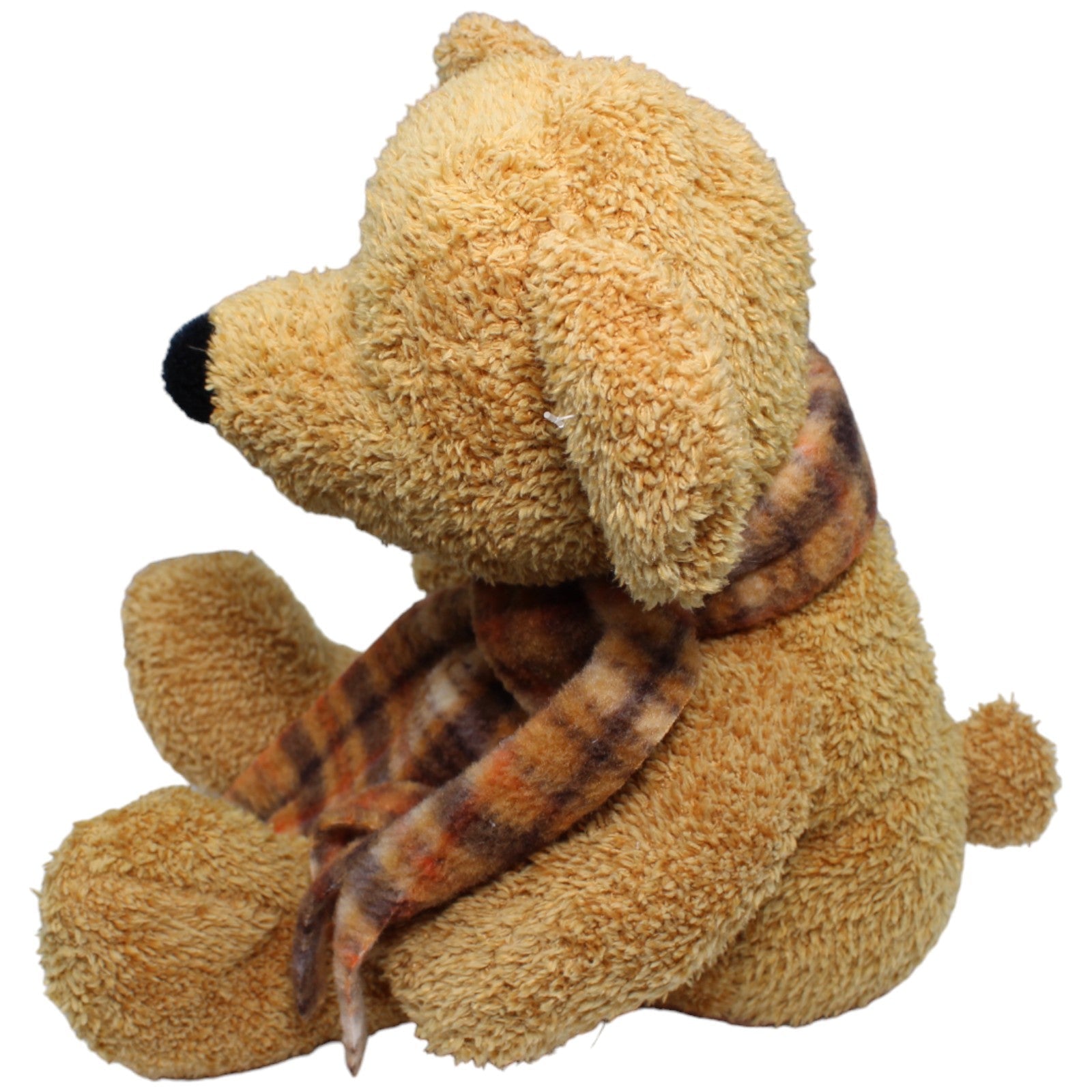 1233524 Bambia Handpuppe Teddybär mit Schal Handpuppe Kumpel Leo Bär Gebraucht