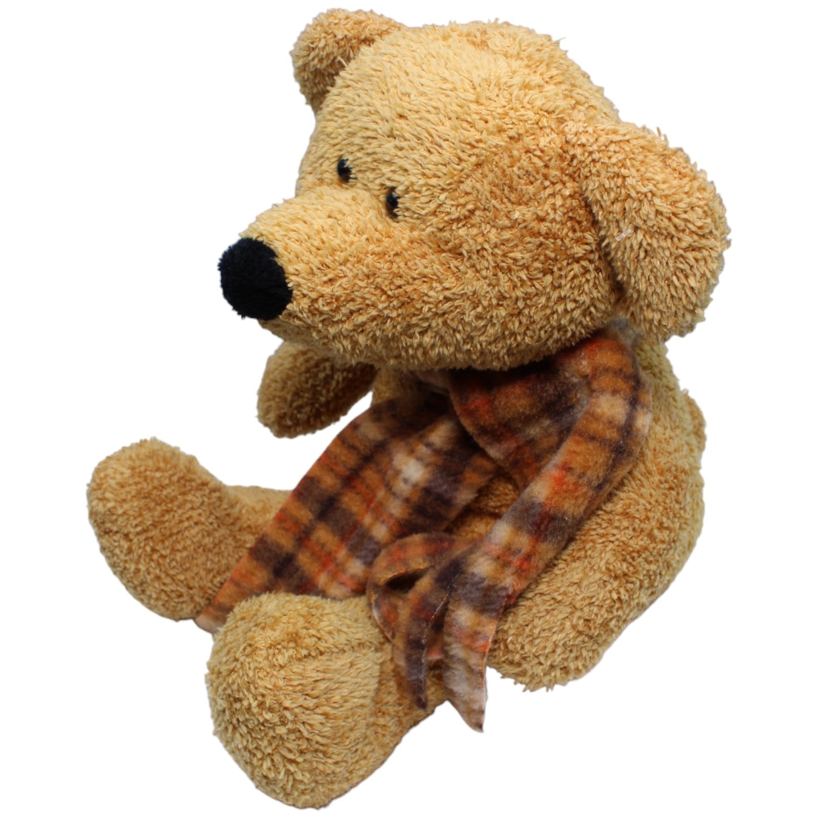 1233524 Bambia Handpuppe Teddybär mit Schal Handpuppe Kumpel Leo Bär Gebraucht