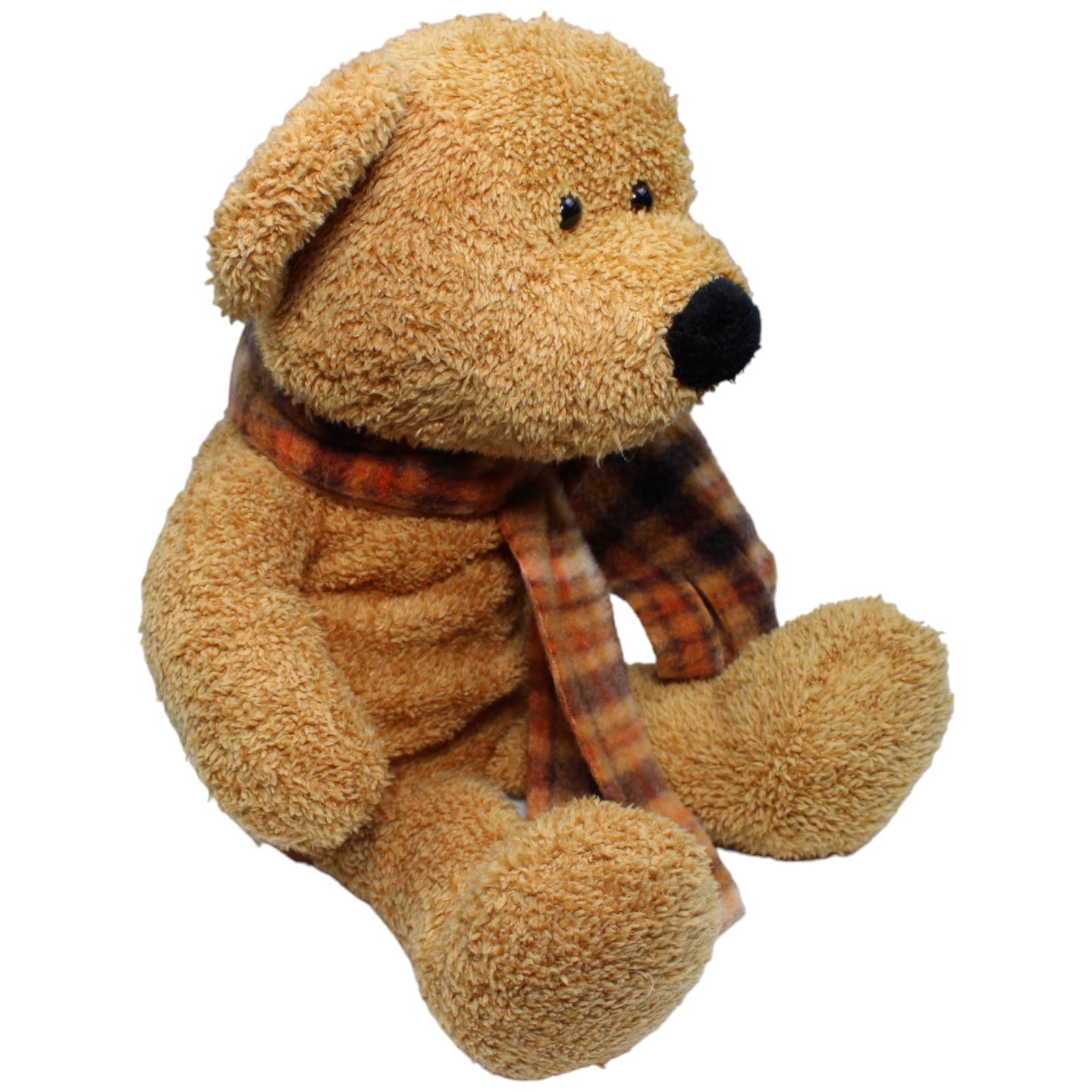 1233524 Bambia Handpuppe Teddybär mit Schal Handpuppe Kumpel Leo Bär Gebraucht