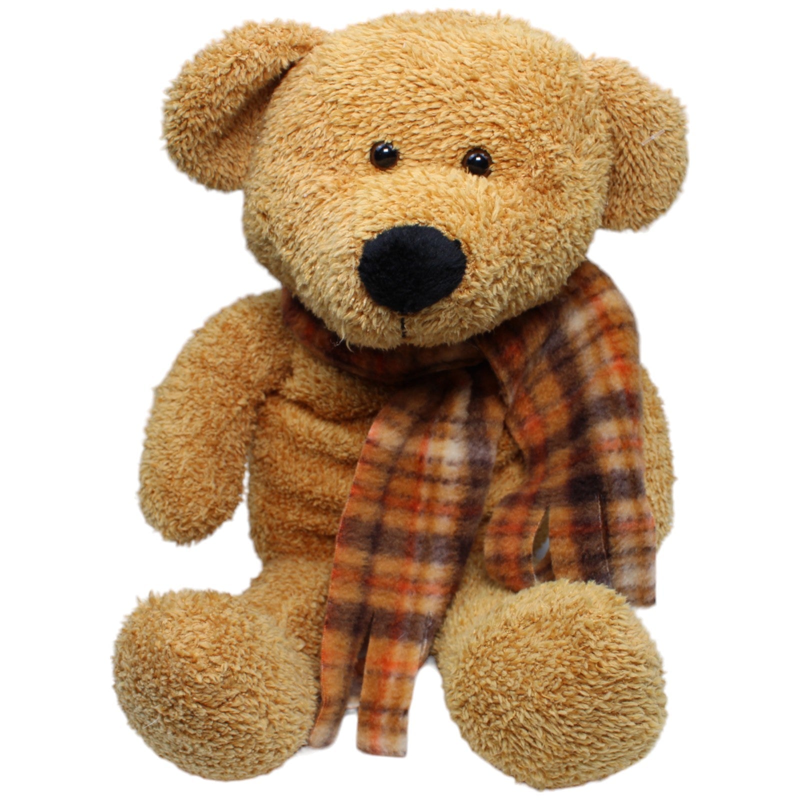 1233524 Bambia Handpuppe Teddybär mit Schal Handpuppe Kumpel Leo Bär Gebraucht