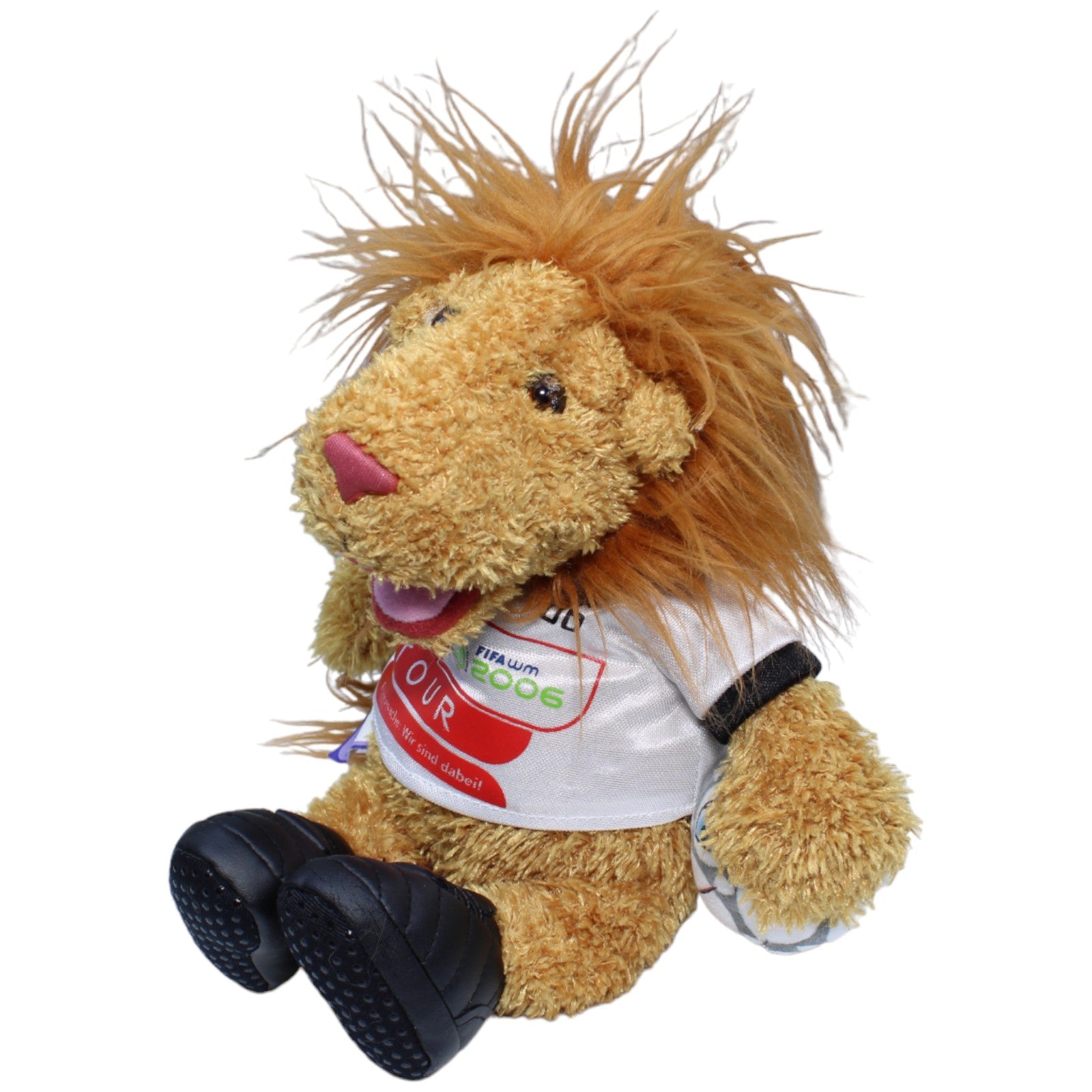 1233533 NICI Löwe Goleo FIFA WM 2006 Kuscheltier Kumpel Leo Gebraucht