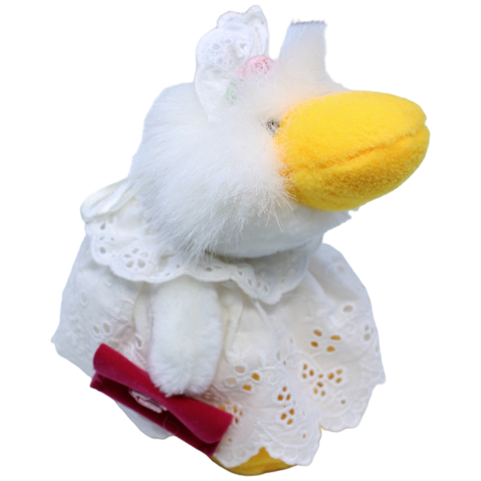 1233538 NICI Ente in Hochzeitskleid Kuscheltier Kumpel Leo Gebraucht