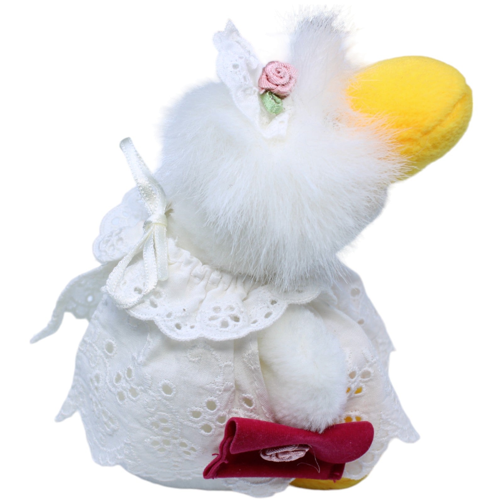 1233538 NICI Ente in Hochzeitskleid Kuscheltier Kumpel Leo Gebraucht