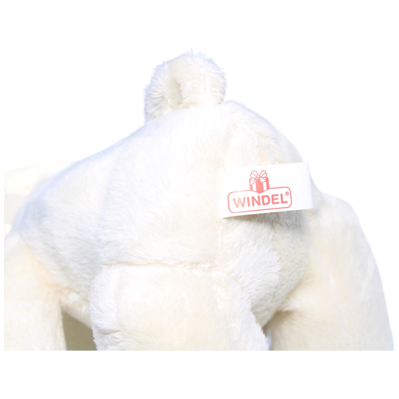 1233555 Windel Teddybär mit Herzen, weiß Kuscheltier Kumpel Leo Bär Gebraucht Teddy