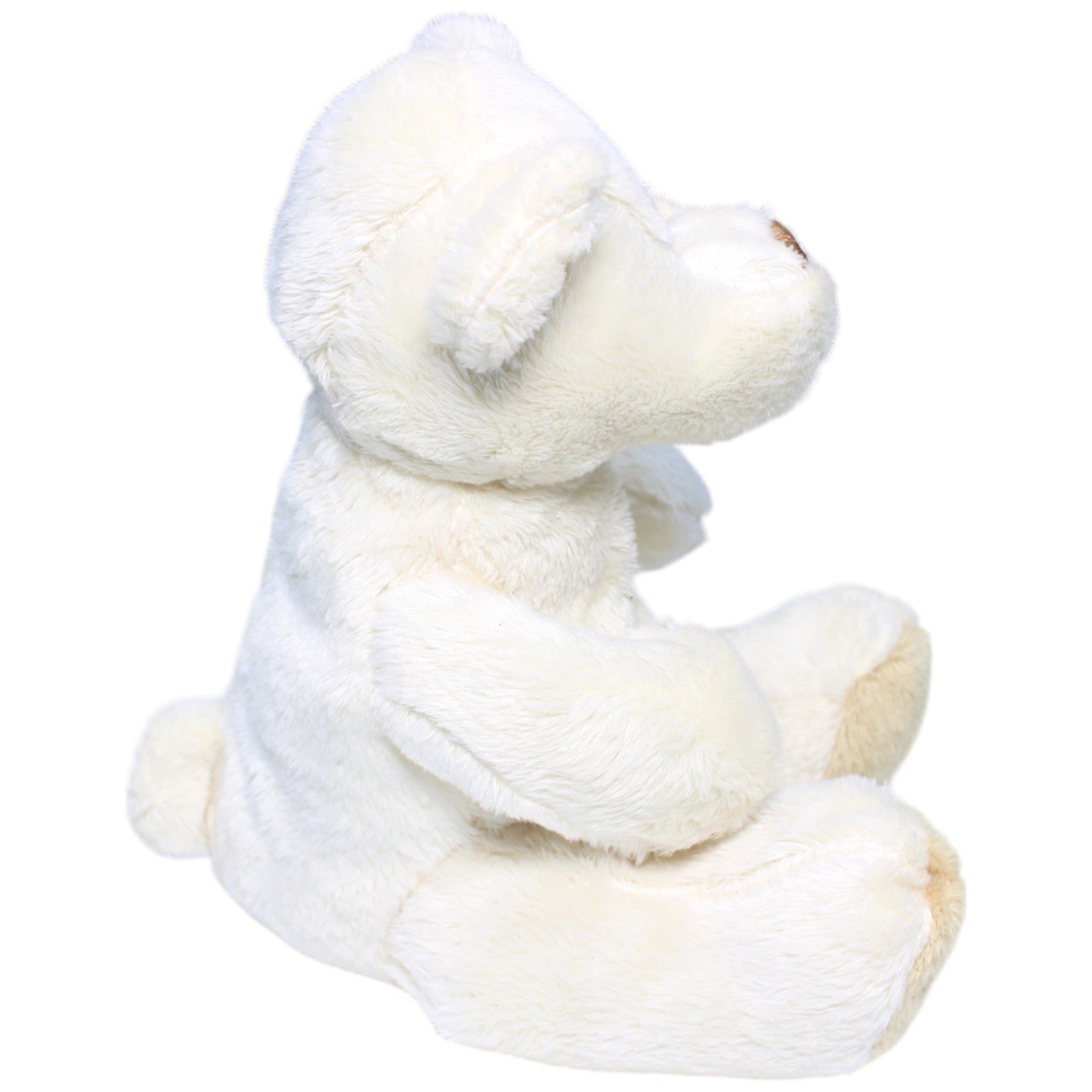 1233555 Windel Teddybär mit Herzen, weiß Kuscheltier Kumpel Leo Bär Gebraucht Teddy