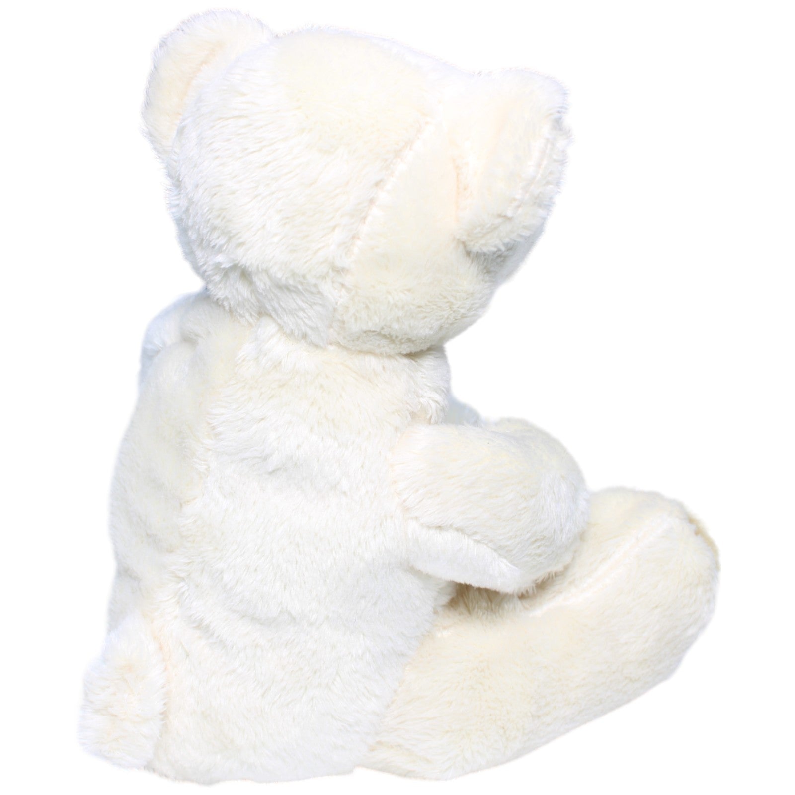 1233555 Windel Teddybär mit Herzen, weiß Kuscheltier Kumpel Leo Bär Gebraucht Teddy