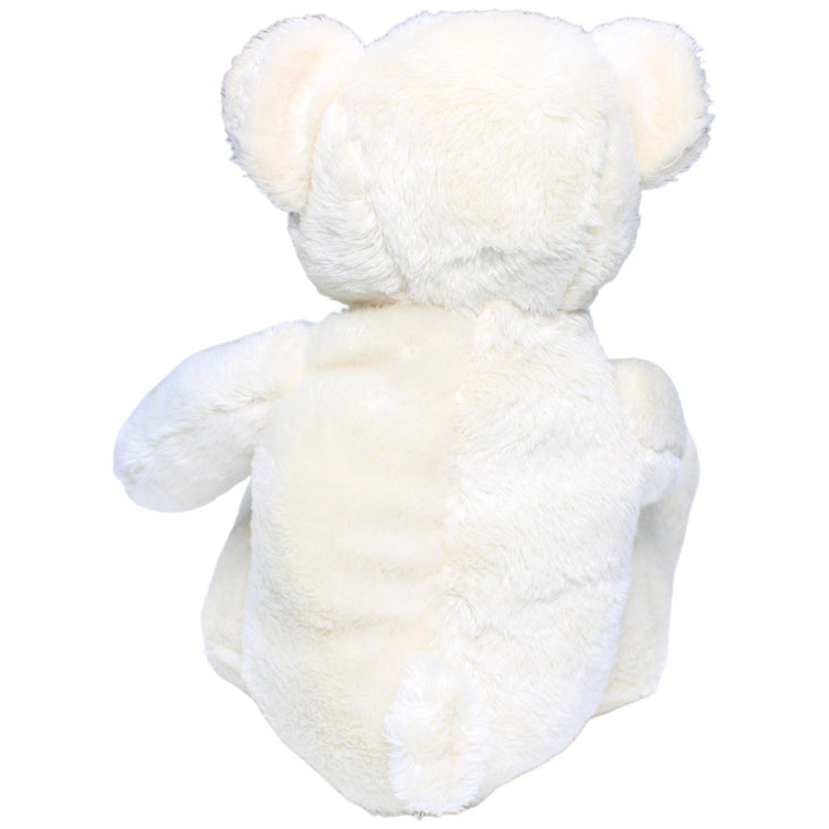 1233555 Windel Teddybär mit Herzen, weiß Kuscheltier Kumpel Leo Bär Gebraucht Teddy