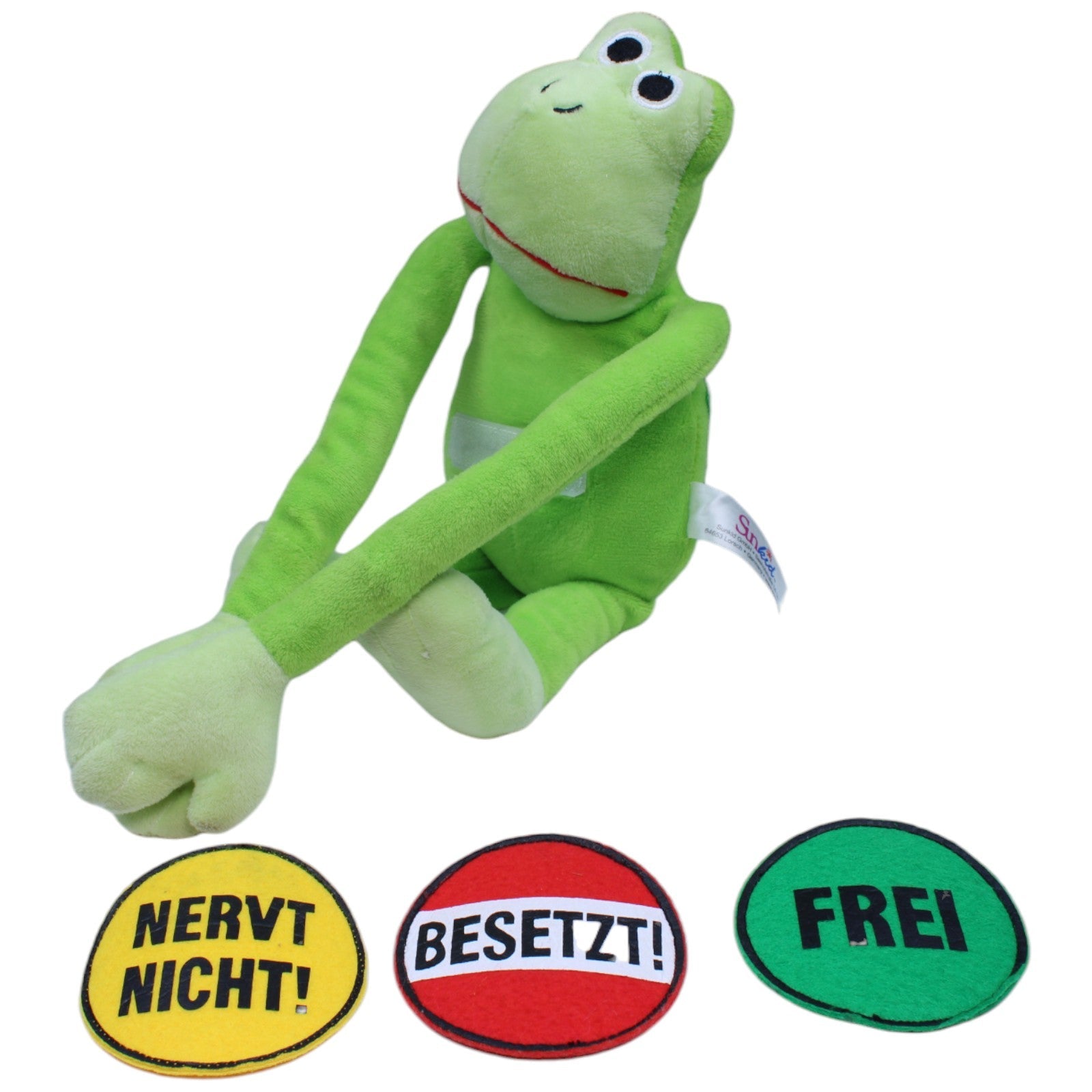 1233627 Sunkid Plüsch-Türhänger, Frosch Türhänger Kumpel Leo Gebraucht