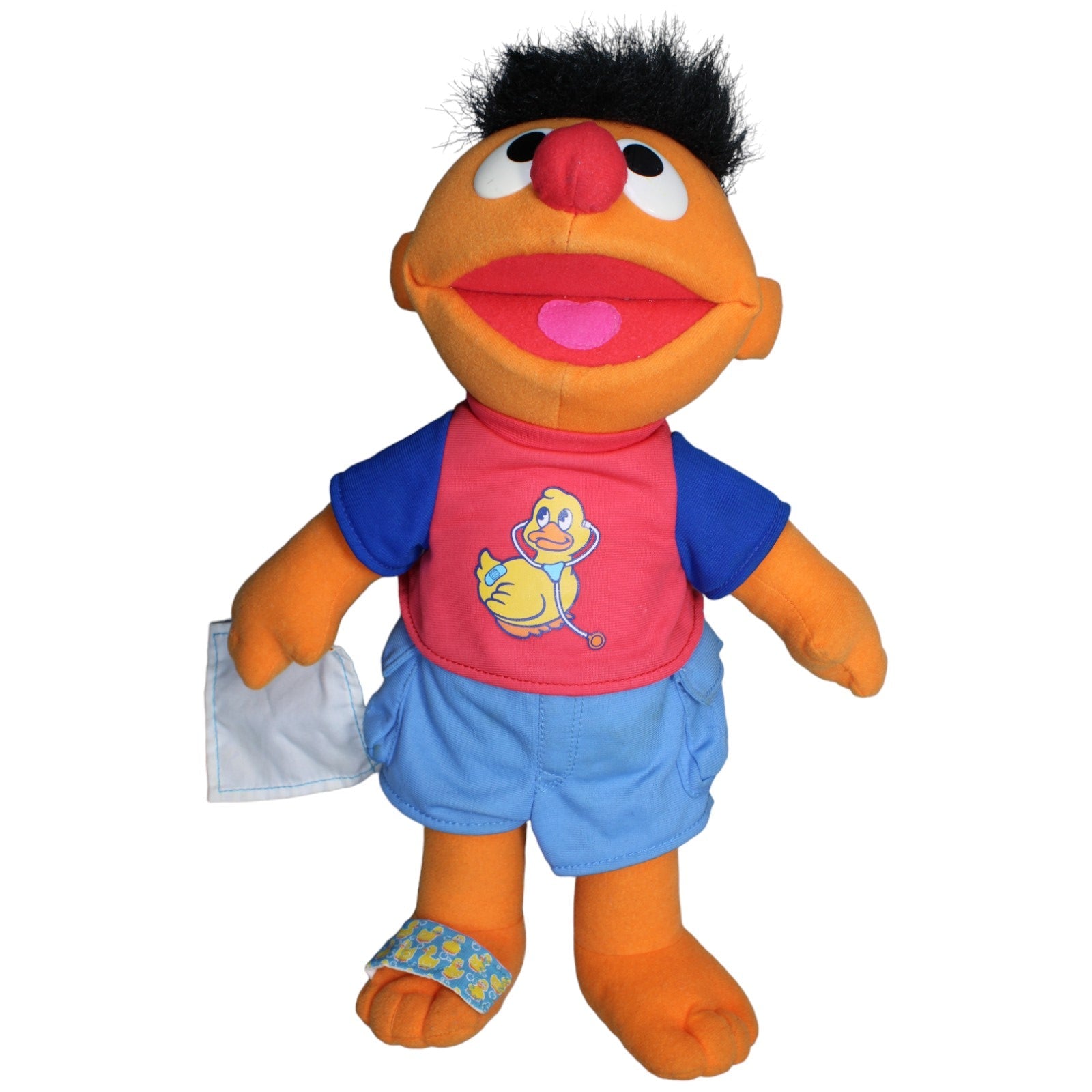 1233650 Fisher-Price Kranker sprechender Ernie aus der Sesamstraße Interaktives Spielzeug Kumpel Leo Gebraucht