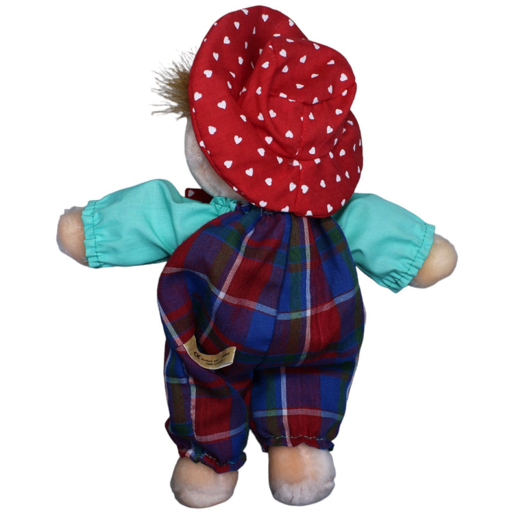 1233659 Herbert Fest GmbH Vintage Clown mit Herz-Hut & Herz-Fliege Kuscheltier Kumpel Leo Gebraucht